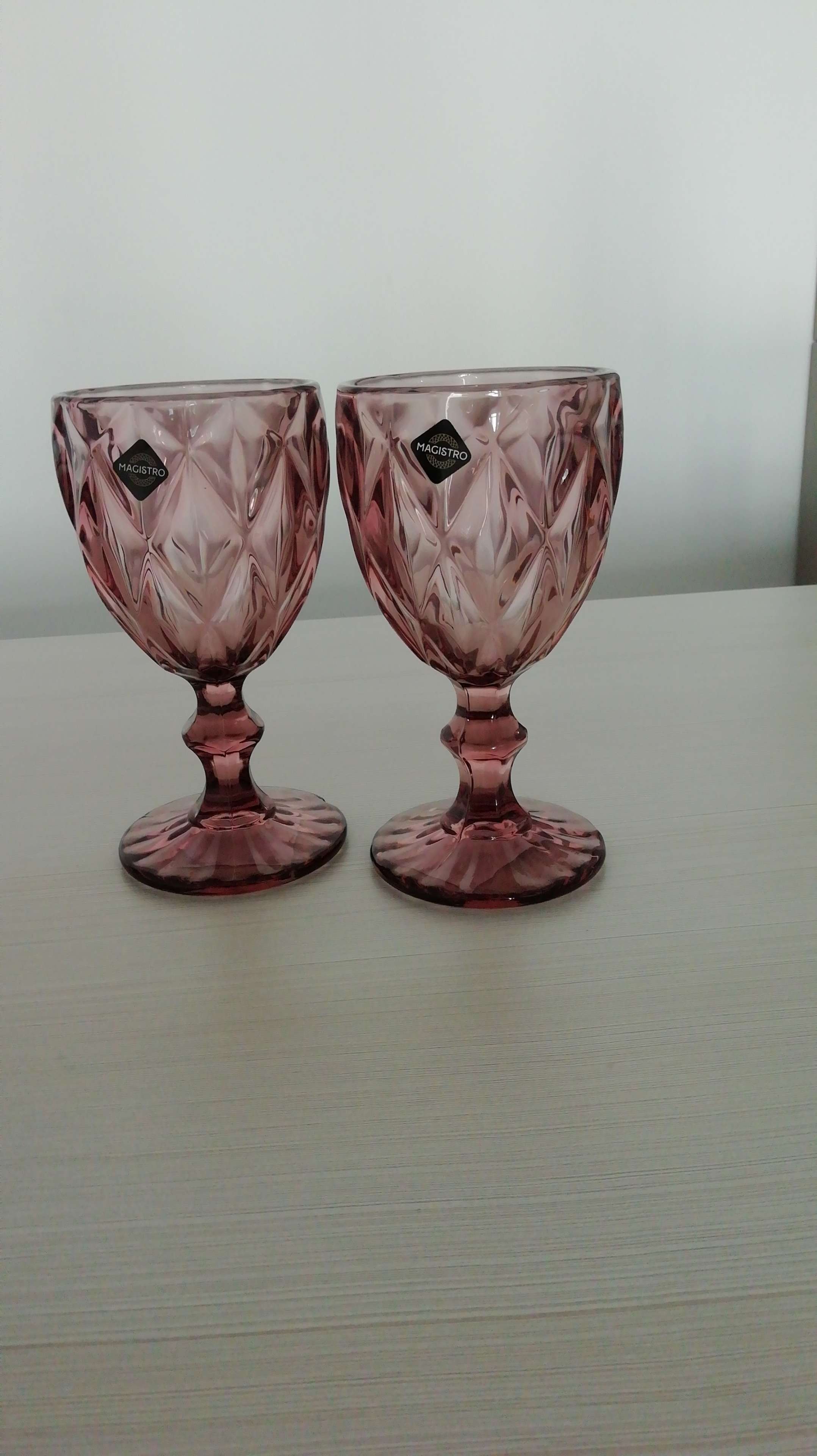 Фотография покупателя товара Бокал стеклянный Magistro «Круиз», 250 мл, 8×15,3 см, цвет розовый - Фото 28