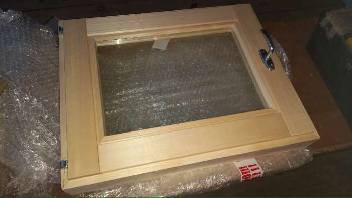 Фотография покупателя товара Окно, 40×50см, однокамерный стеклопакет, из липы - Фото 2