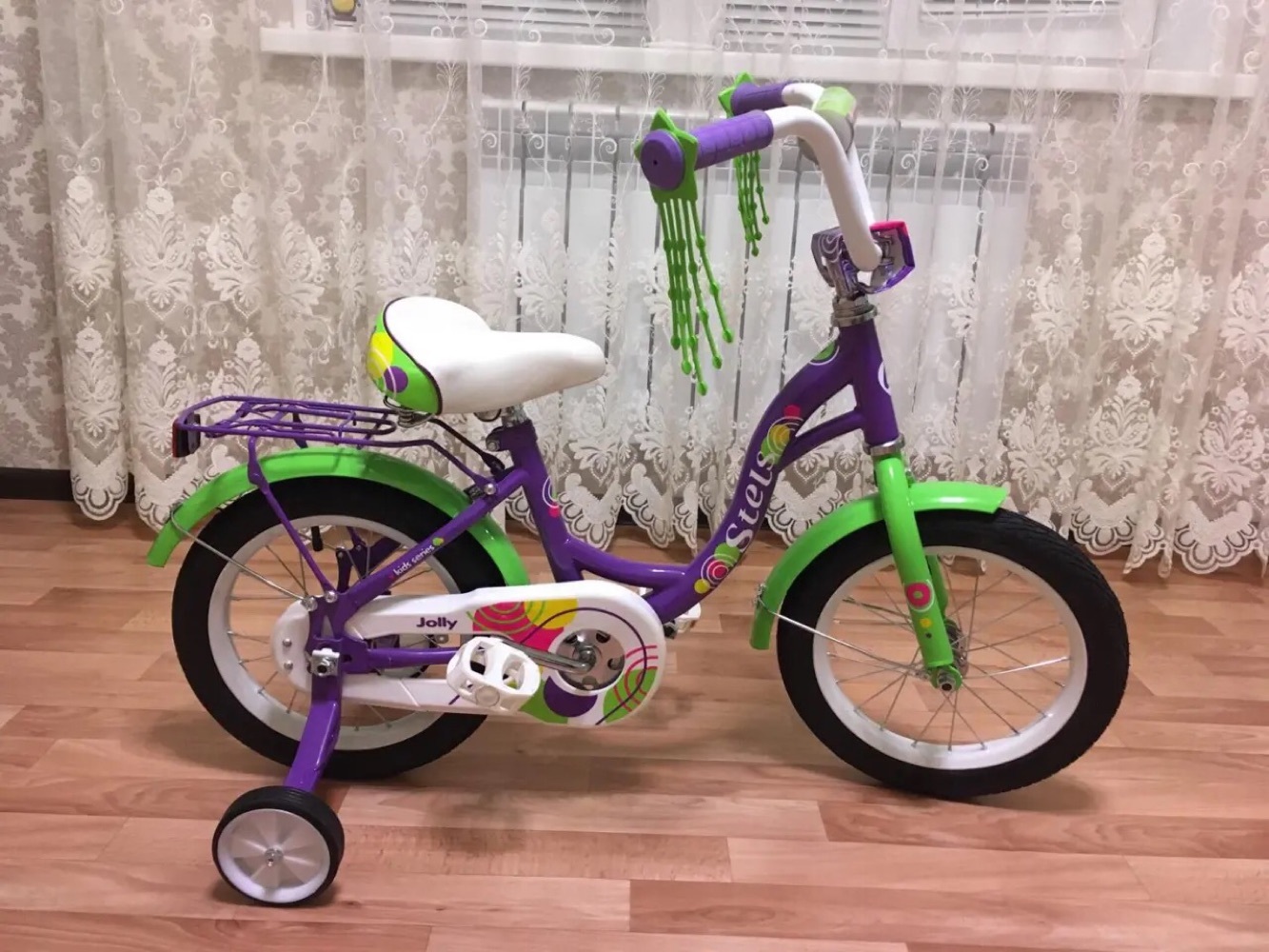 Фотография покупателя товара Велосипед 14" Stels Jolly, V010, цвет фиолетовый - Фото 1
