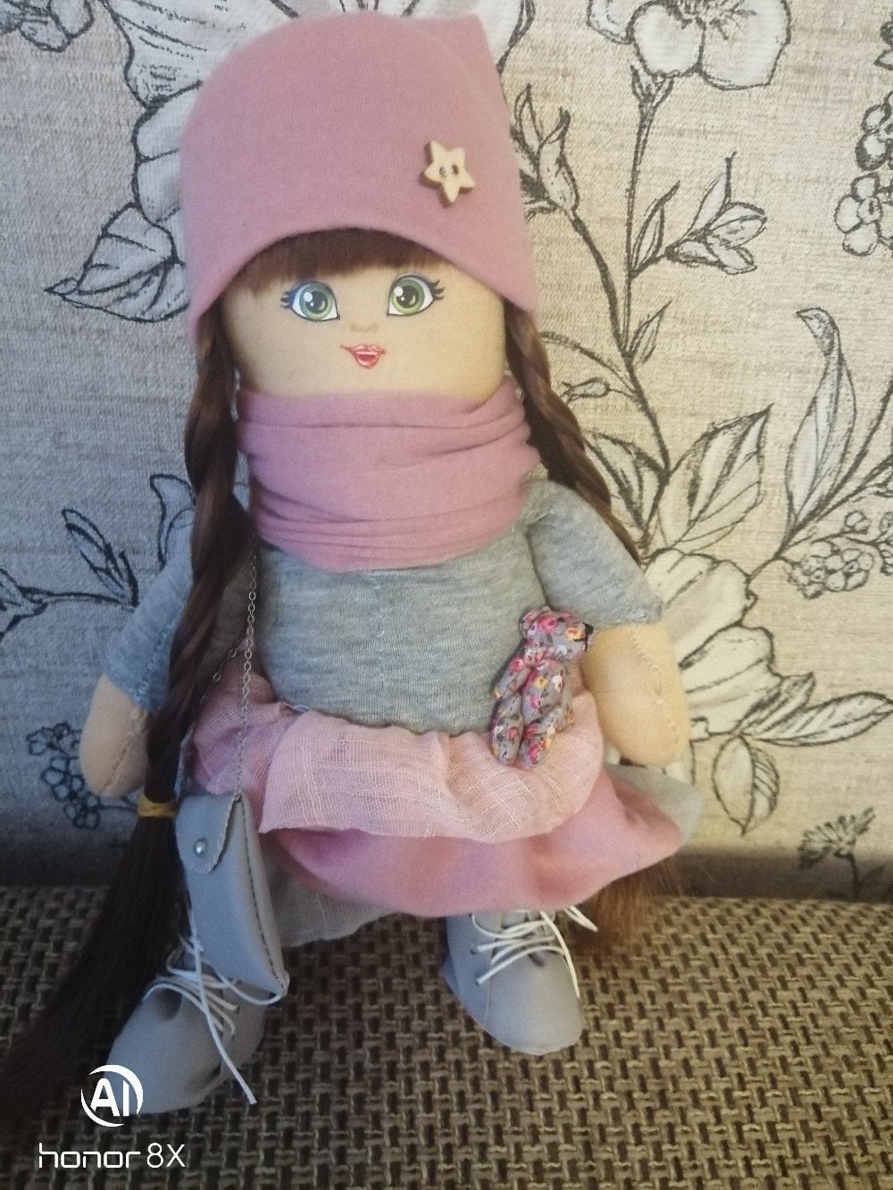 Фотография покупателя товара Набор для шитья. Интерьерная кукла «Хэлли», 30 см - Фото 9