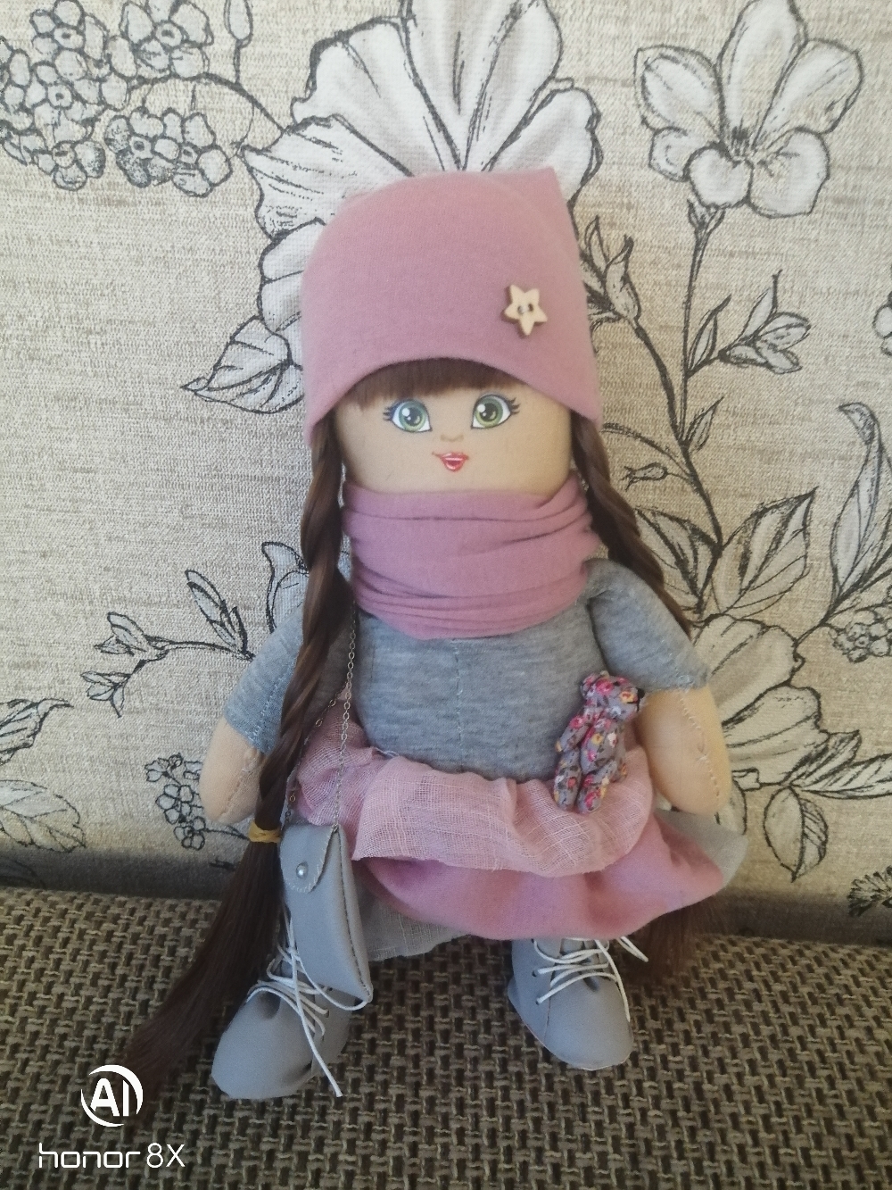Фотография покупателя товара Набор для шитья. Интерьерная кукла «Хэлли», 30 см - Фото 8