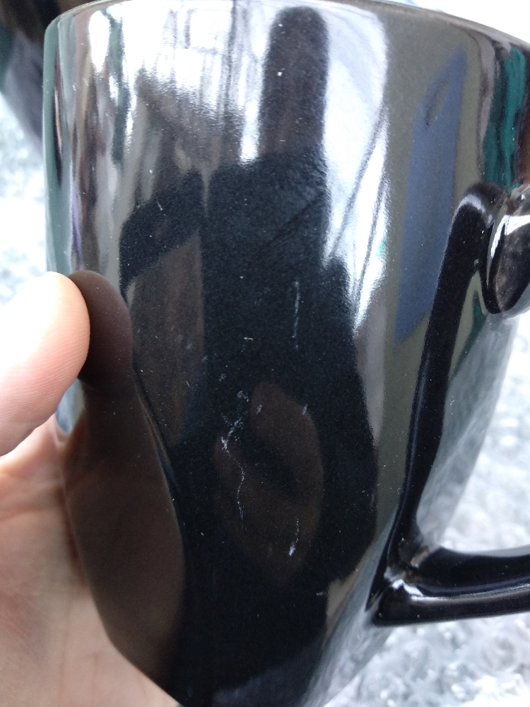 Фотография покупателя товара Кружка керамическая Доляна «Пастель», 280 мл, цвет чёрный - Фото 5