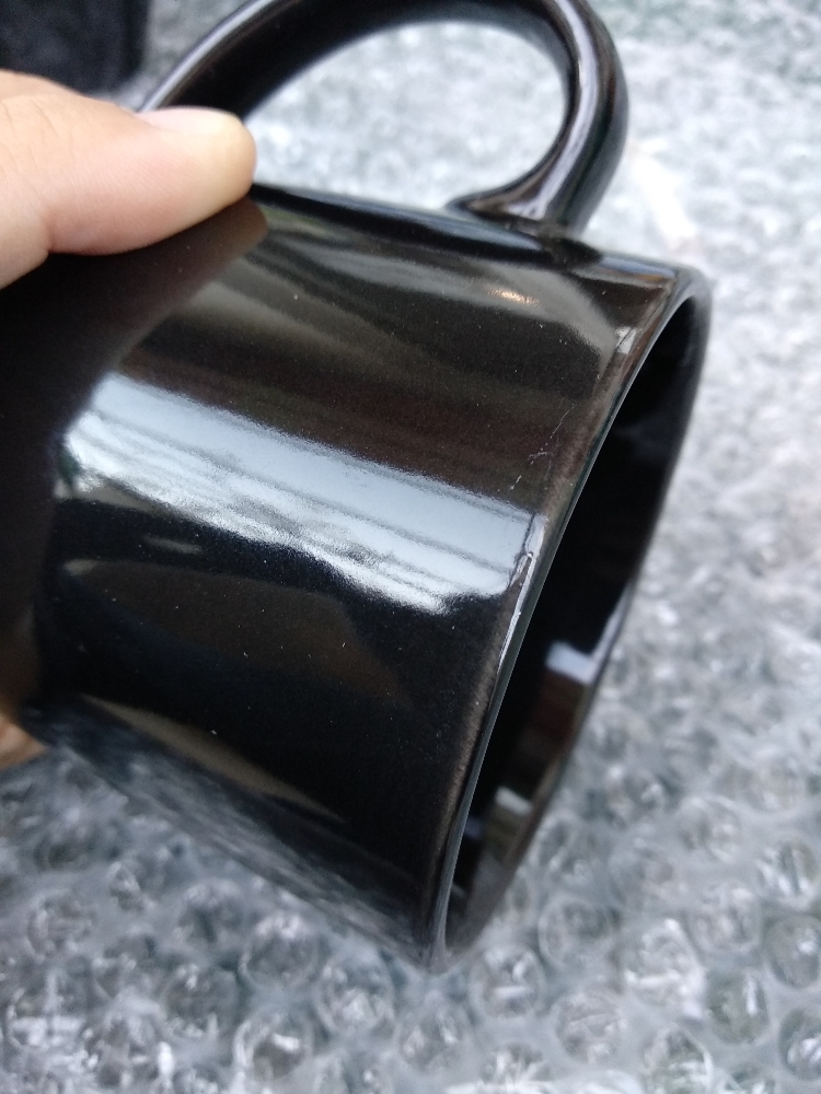 Фотография покупателя товара Кружка керамическая Доляна «Пастель», 280 мл, цвет чёрный - Фото 9