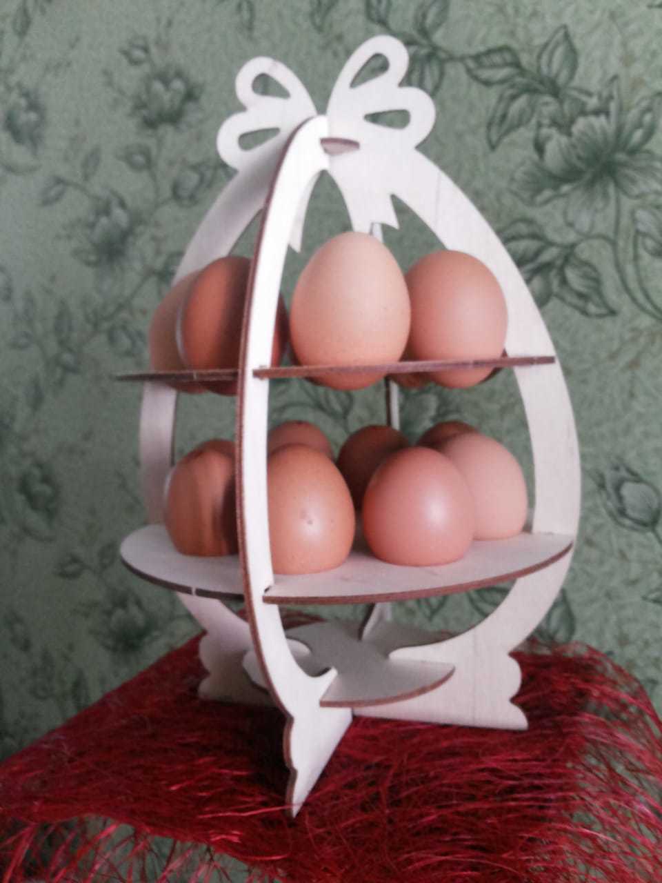 Фотография покупателя товара Подставка для пасхальных яиц «Пасхальное Яйцо», 30×21×21 см