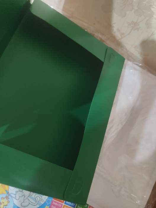 Фотография покупателя товара Папка-короб на резинке А4, 700 мкм, Calligrata, корешок 40 мм, до 300 листов, зелёная - Фото 2