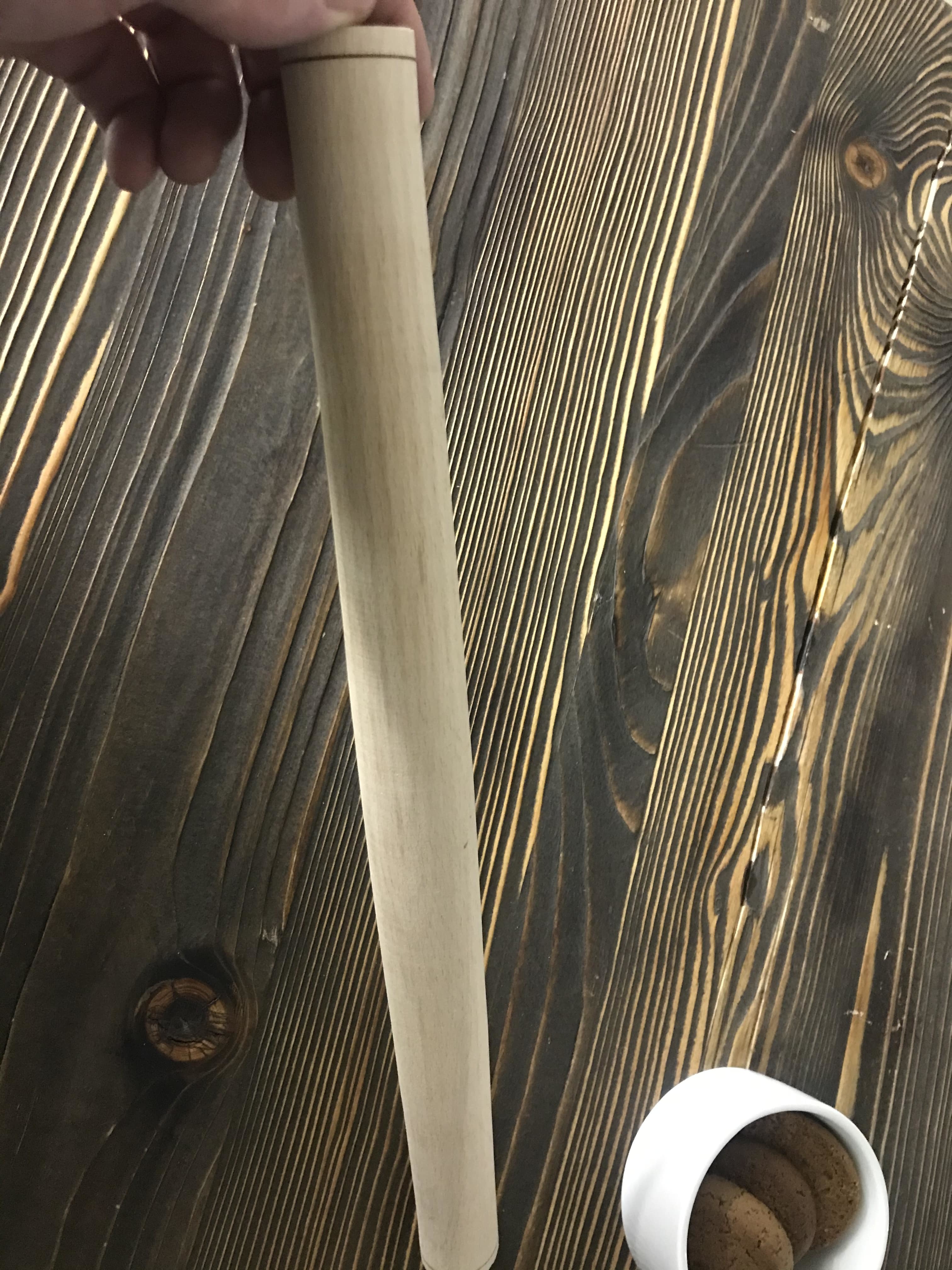 Фотография покупателя товара Скалка прямая для теста, 40 см, массив бука - Фото 1