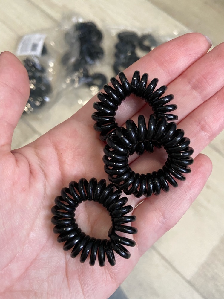Фотография покупателя товара Резинка для волос "Пружинка" 3,5 см, чёрный