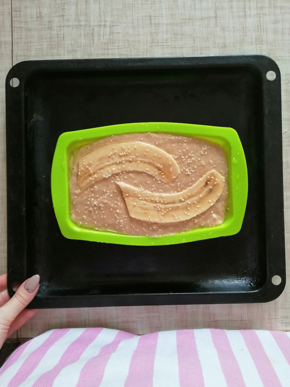 Фотография покупателя товара Форма силиконовая для выпечки Доляна «Хлеб», 24×13×6 см, цвет бежевый - Фото 1