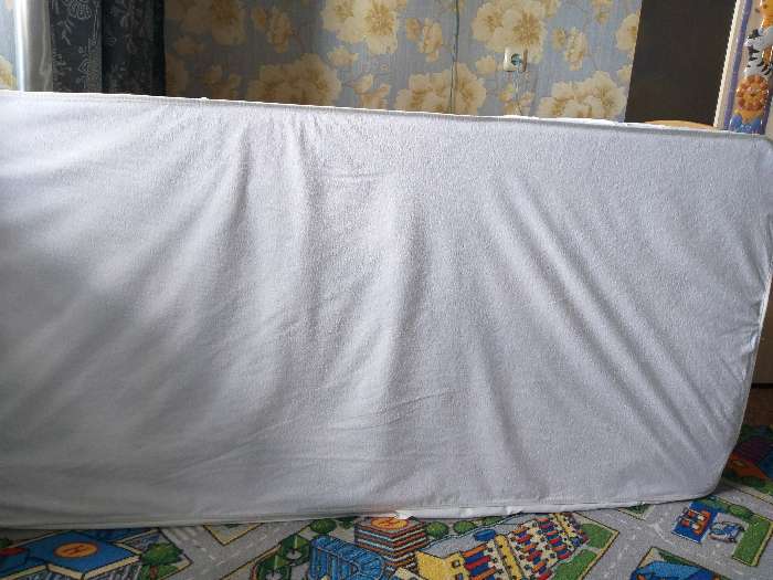 Фотография покупателя товара Чехол на резинке «Непромокаемый», размер 120х190 см - Фото 5