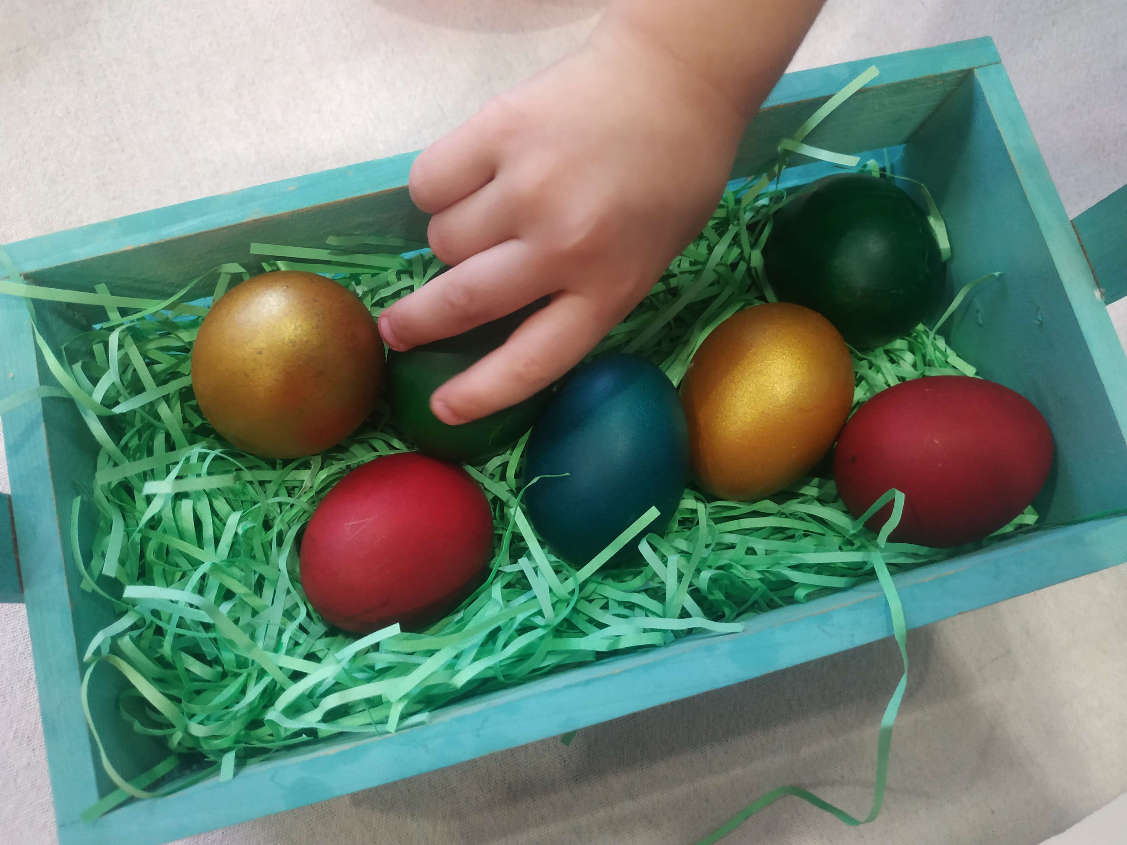 Фотография покупателя товара Набор для декорирования яиц «Золотое сияние», микс, 4 вида