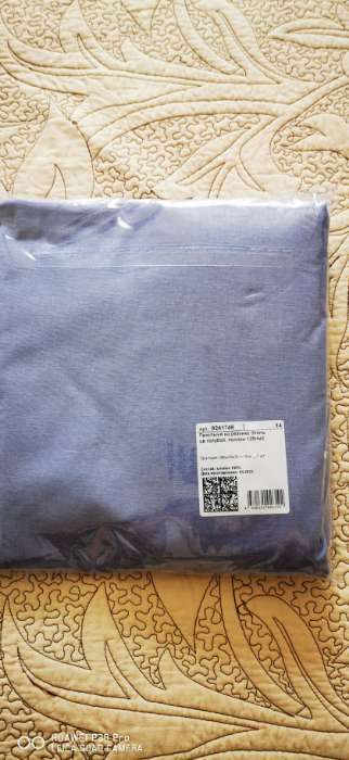 Фотография покупателя товара Простыня на резинке Этель 160*200*25, цв.голубой, 100% хлопок, поплин 125г/м2