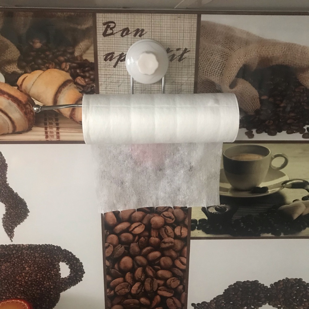Фотография покупателя товара Держатель для полотенец на вакуумной присоске Доляна, 27×6,5×7 см