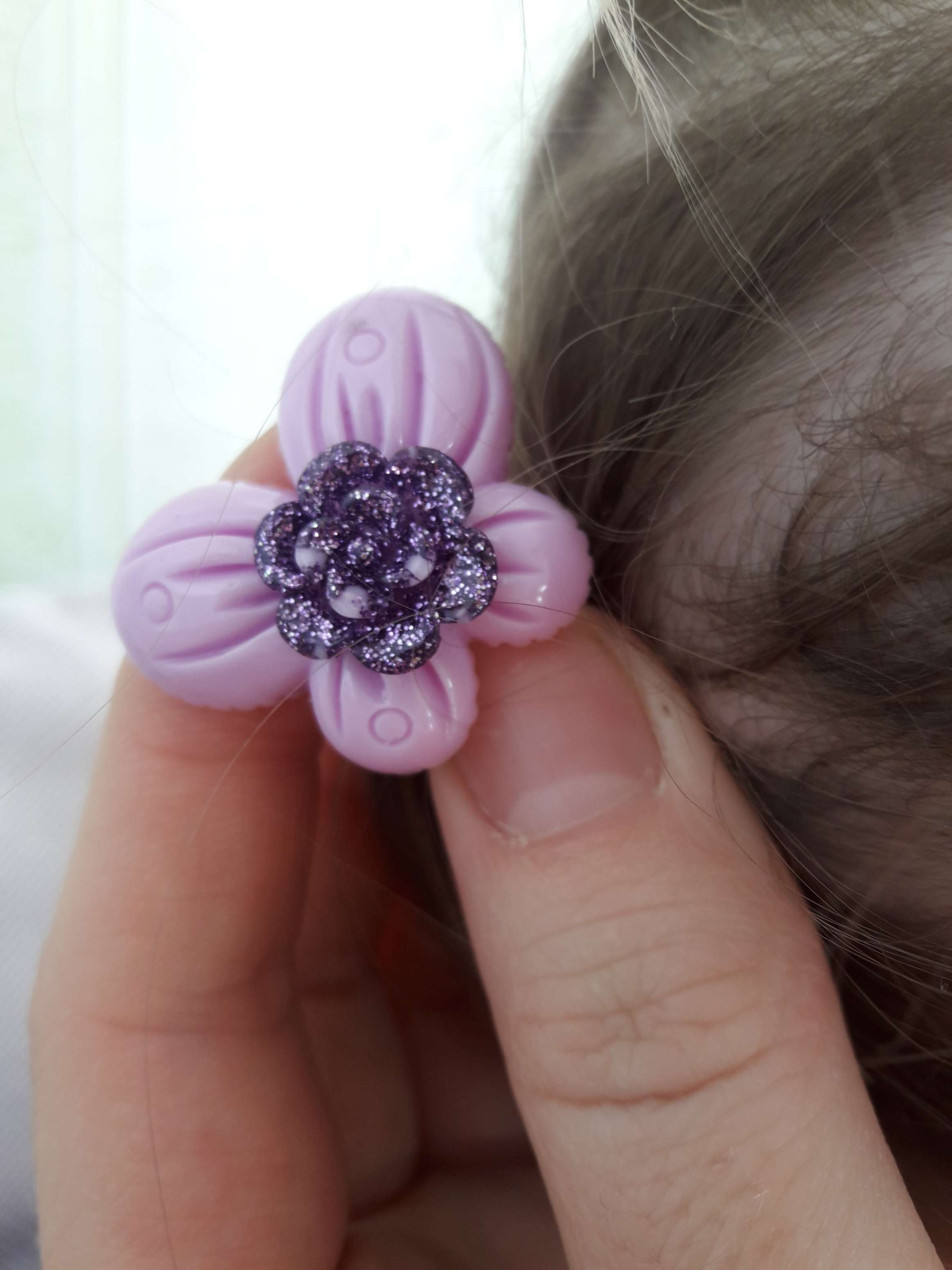 Фотография покупателя товара Резинка для волос "Цветочная" ромашка - Фото 4