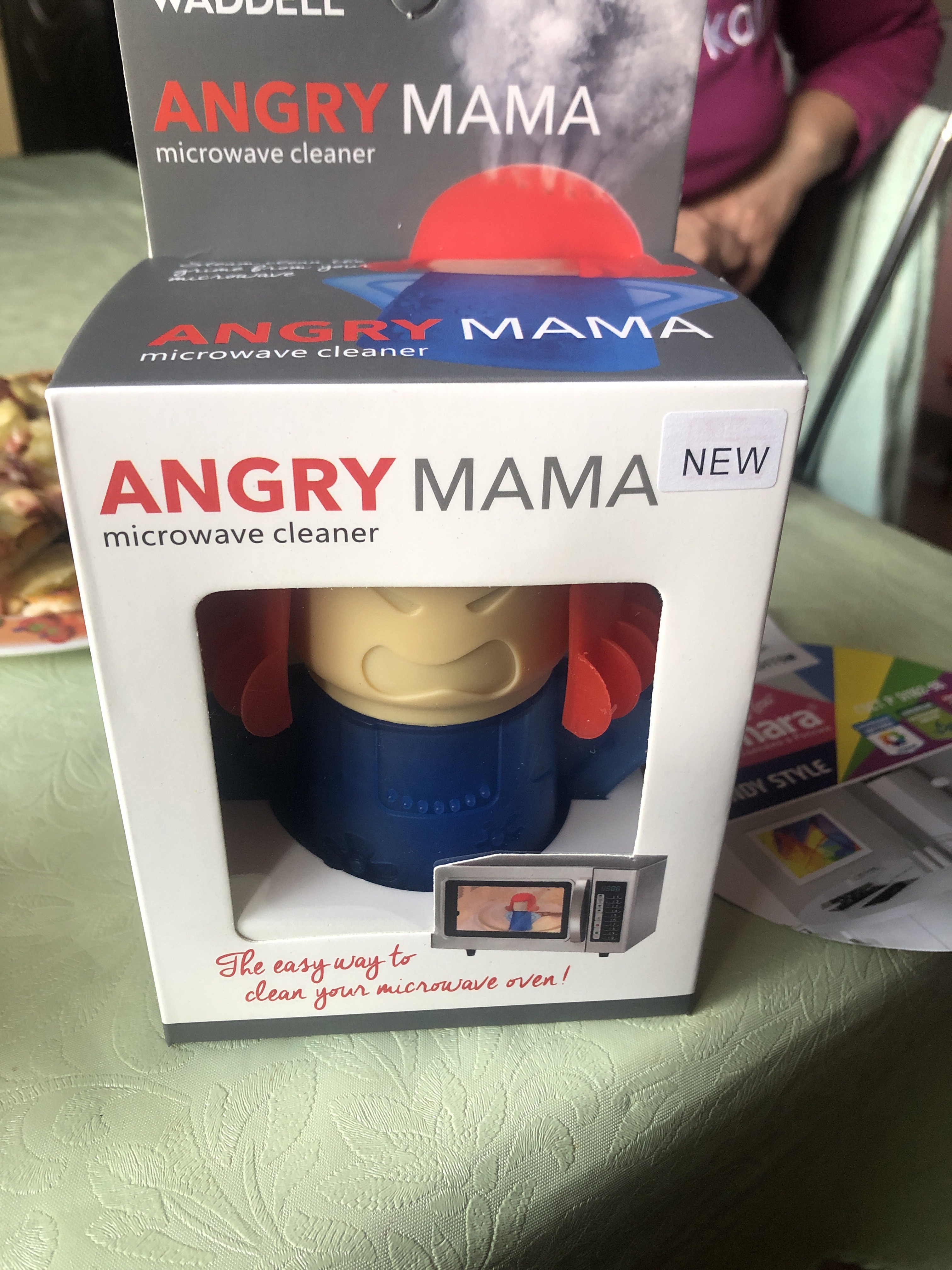 Фотография покупателя товара Устройство для чистки микроволновой печи Доляна Angry mama, цвет МИКС