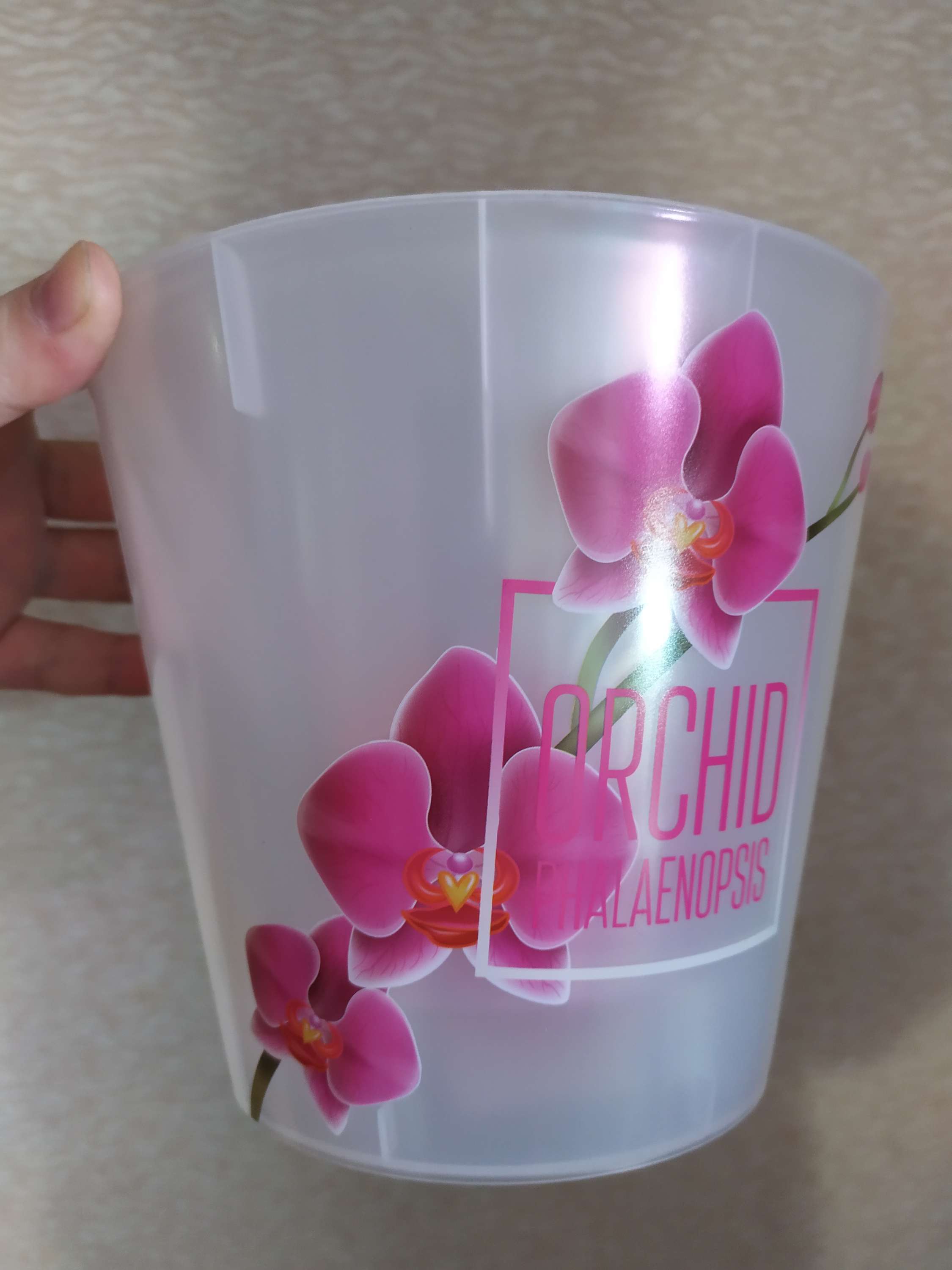 Фотография покупателя товара Кашпо для орхидей «Фиджи», 1,6 л, дизайн МИКС - Фото 1