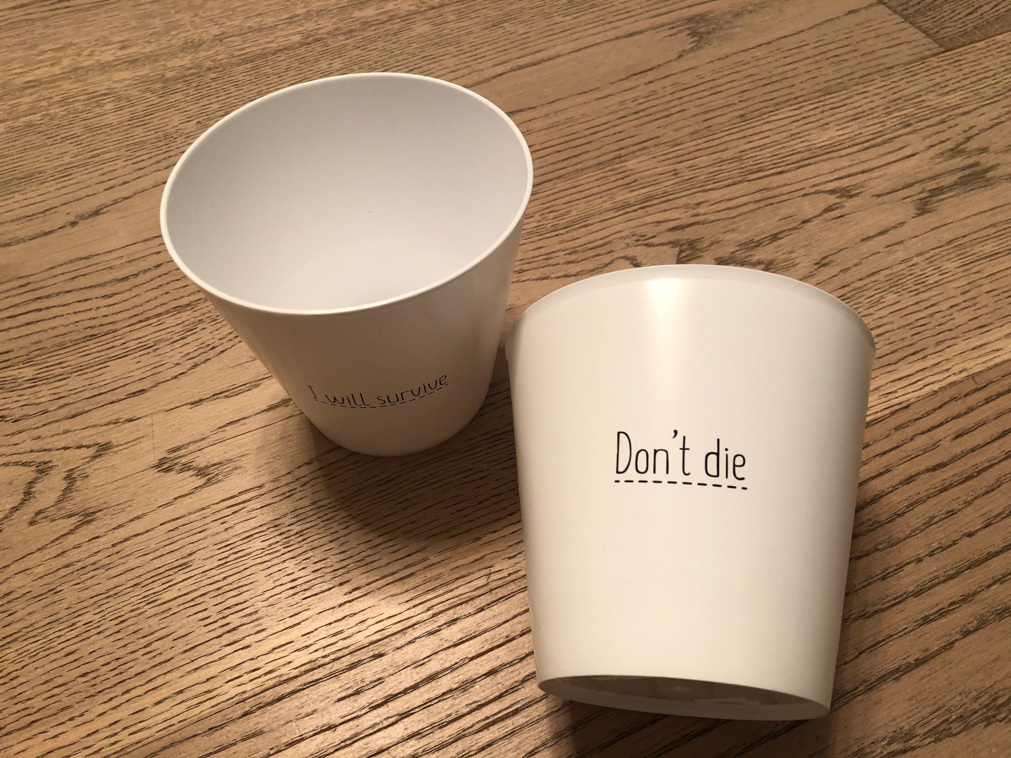 Фотография покупателя товара Набор кашпо 3 в 1 Please grow, 0.8 л, 11×12 см - Фото 2