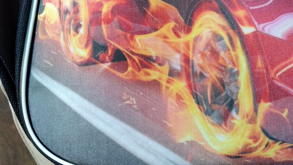 Фотография покупателя товара Папка с ручками текстильная А4, 350 х 270 х 70 мм, Calligrata "Авто в огне", нейлон - Фото 14