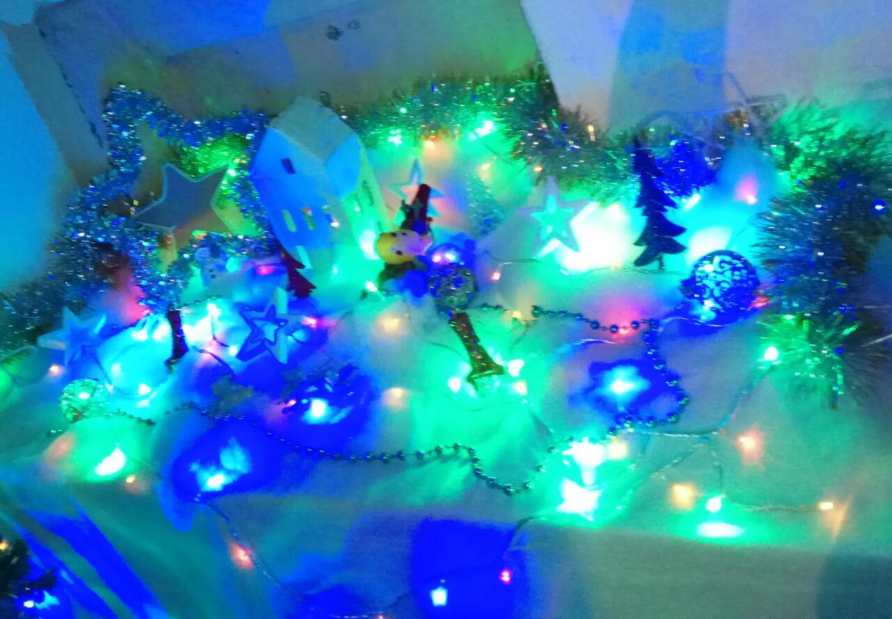 Фотография покупателя товара Гирлянда «Нить» 20 м, IP20, тёмная нить, 200 LED, свечение синее, 8 режимов, 220 В - Фото 253