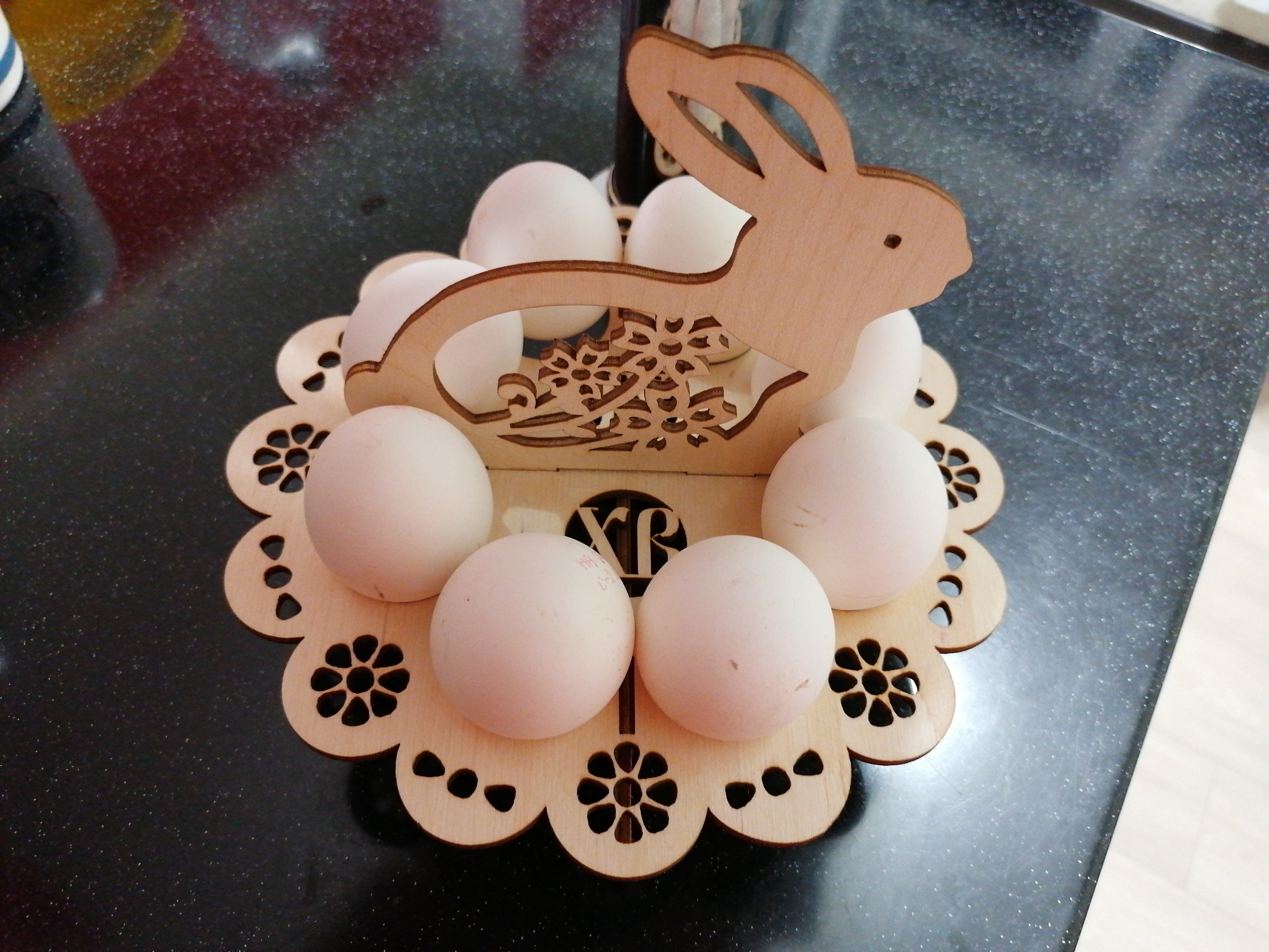 Фотография покупателя товара Подставка для яиц «Зайчик», 20×20×16 см - Фото 12
