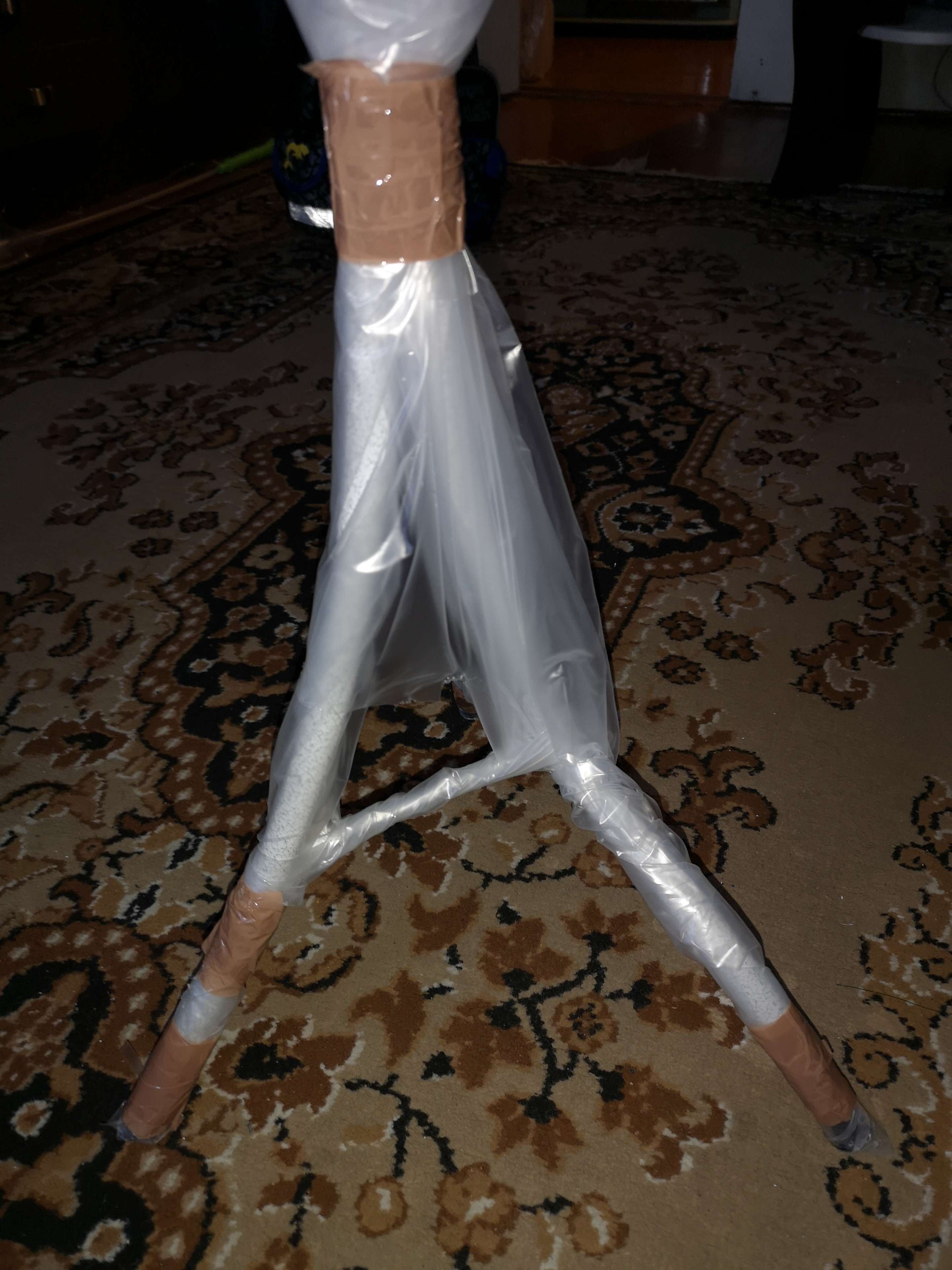 Фотография покупателя товара Вешалка костюмная «Слуга», 35×28×81,5 см, малая, цвет белое серебро