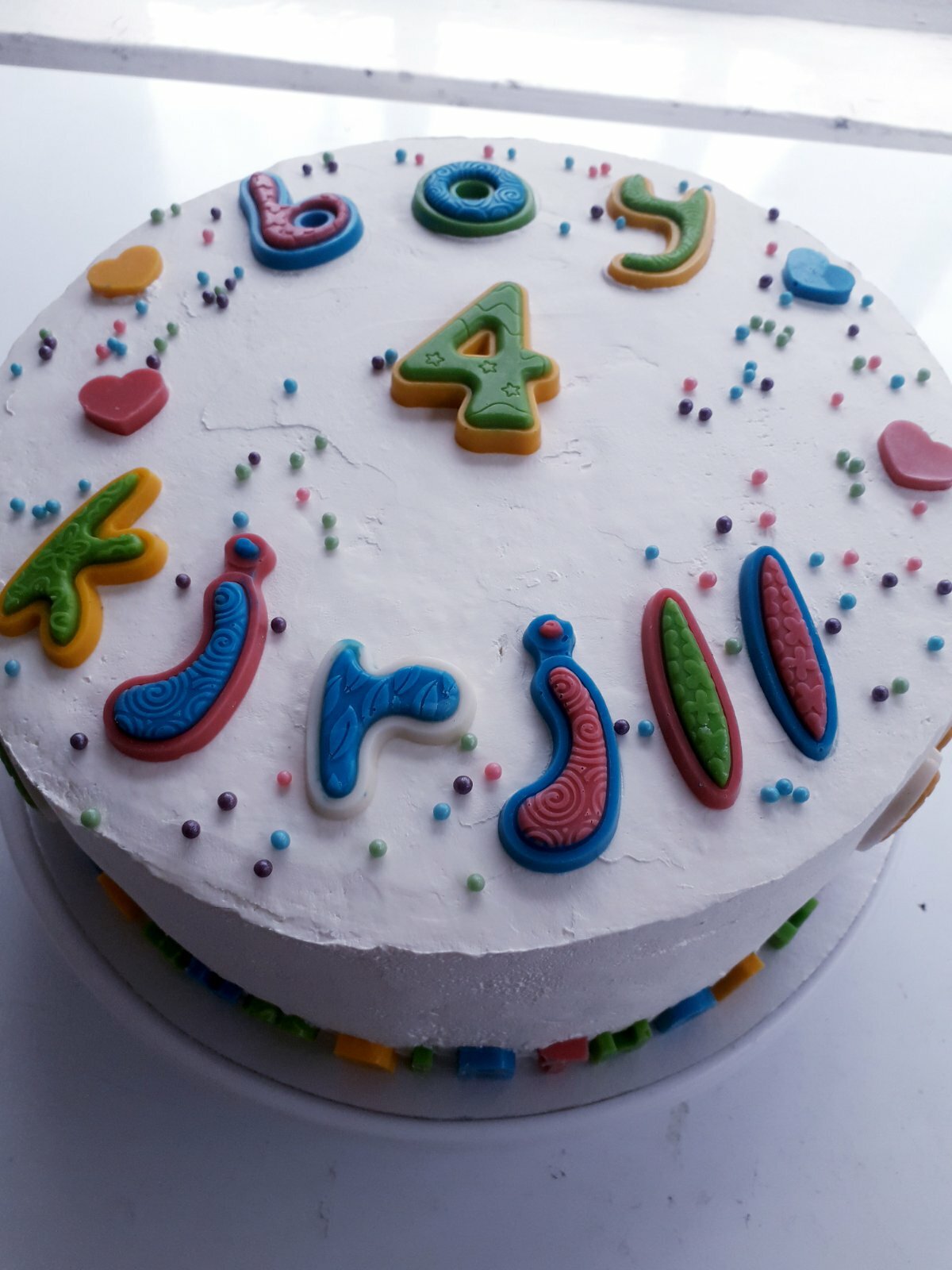 Фотография покупателя товара Форма для кондитерских украшений Доляна «Алфавит английский», силикон, 33.5×16.3 см, 26 ячеек (h=4 см), МИКС - Фото 1