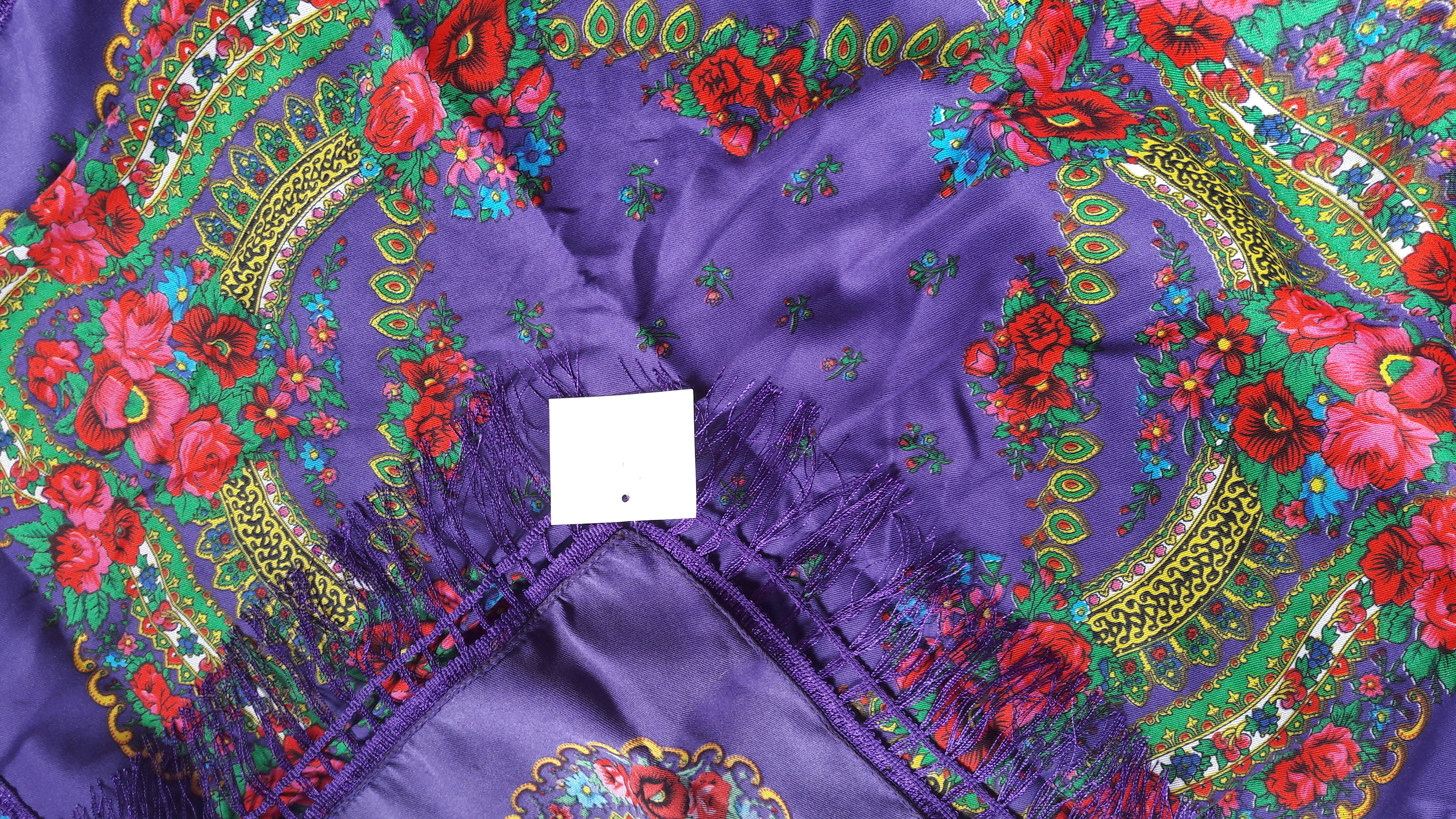 Фотография покупателя товара Платок многоцветный с бахромой Этель "Новогодние забавы", размер 70х70 см, принт амарантовый - Фото 2