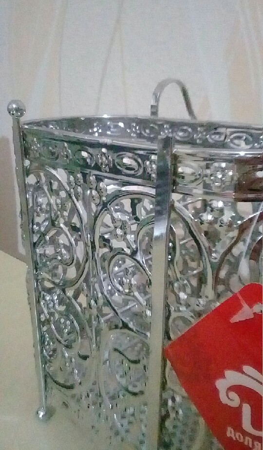 Фотография покупателя товара Сушилка для столовых приборов подвесная Доляна, d=2 см, 15,4×8×19 см, цвет хром - Фото 11