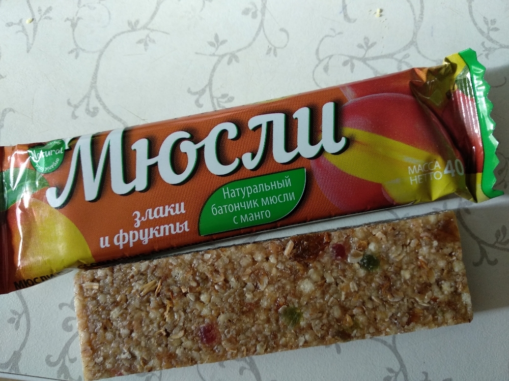 Фотография покупателя товара Злаковый батончик Effort muesli, земляника, 40 г - Фото 1