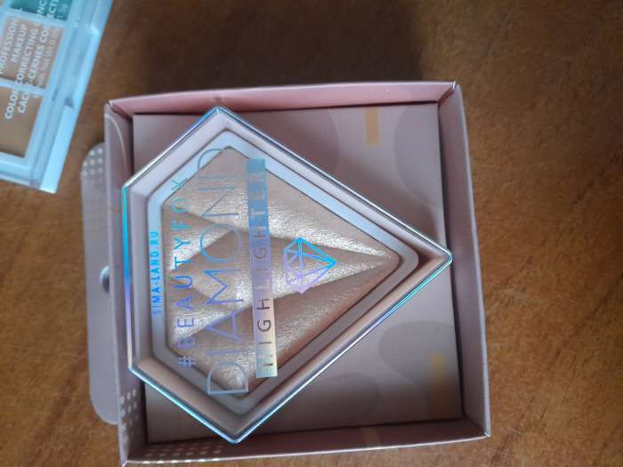 Фотография покупателя товара Запечённый хайлайтер для космического сияния, оттенок Bronze queen, 8 гр