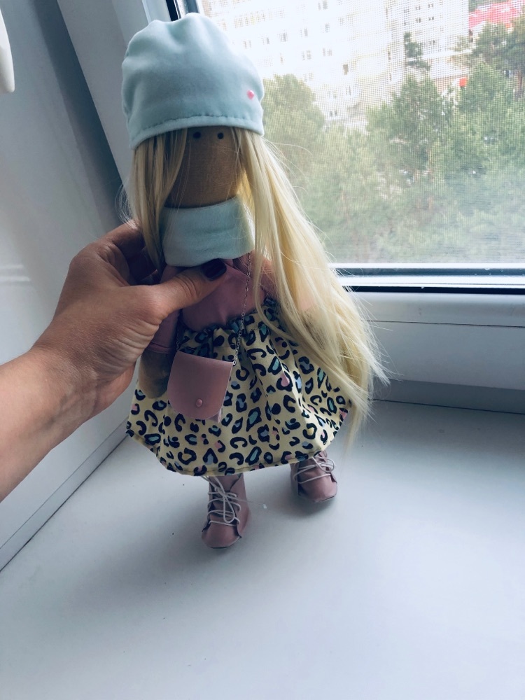 Фотография покупателя товара Набор для шитья. Интерьерная кукла «Фиджи», 29 см - Фото 3
