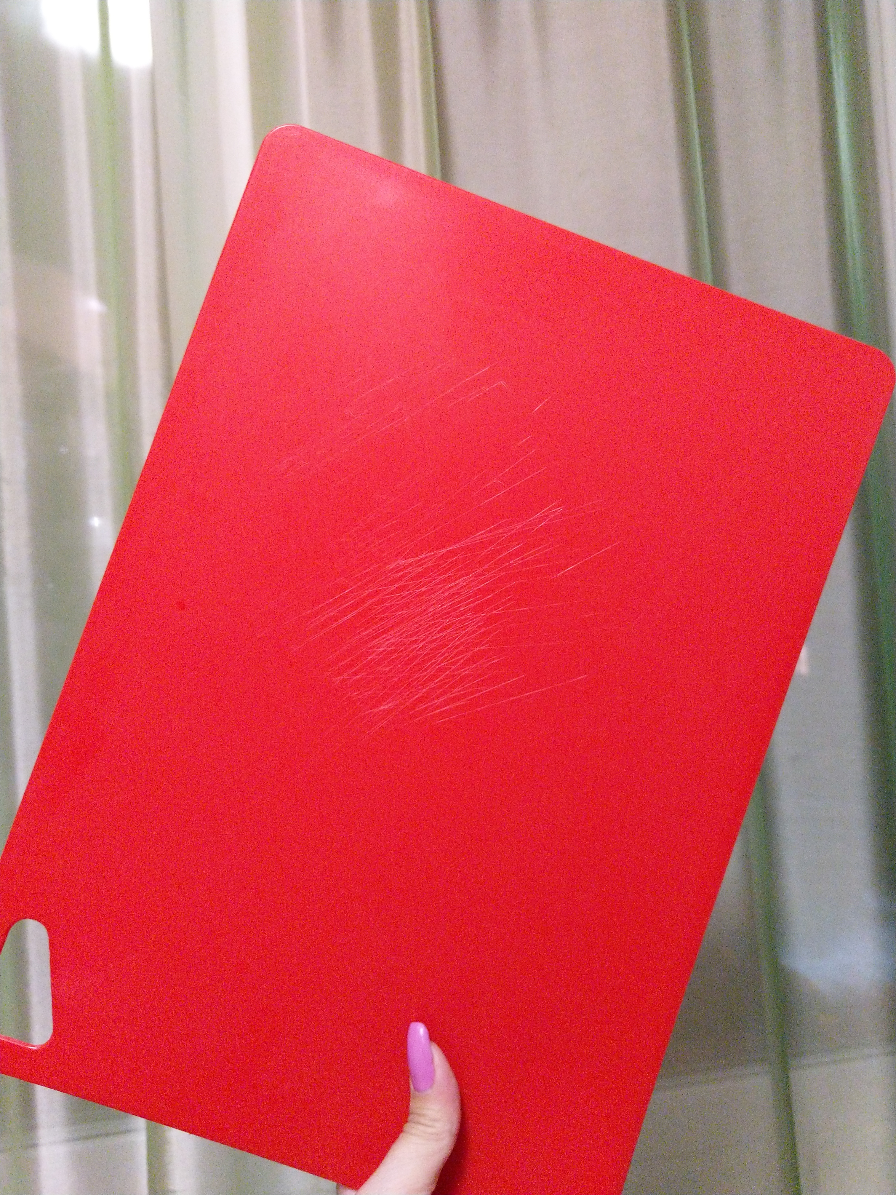 Фотография покупателя товара Доска разделочная, гибкая ИскраПласт, 34х24 см, толщина 2 мм, цвет МИКС