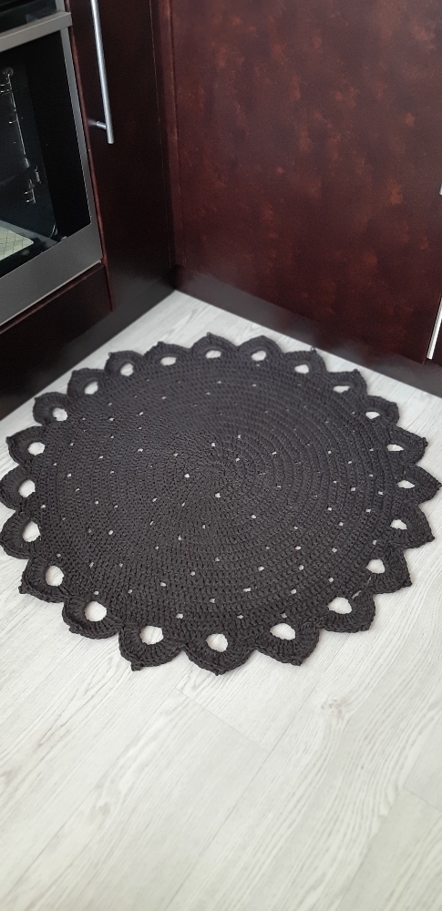 Фотография покупателя товара Шнур для вязания без сердечника 100% хлопок, ширина 3мм 100м/200гр (темно-коричневый) МИКС