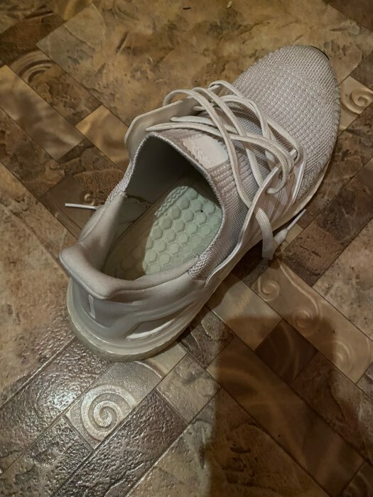 Фотография покупателя товара Стельки для обуви, универсальные, с массажным эффектом, р-р RU 44 (р-р Пр-ля 45), 28 см, пара, цвет белый - Фото 1