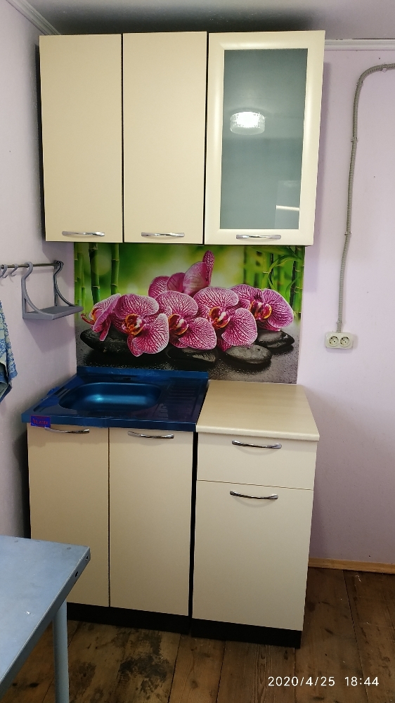Фотография покупателя товара Кухонный фартук "Орхидея ванда", 1000x600x0,5 - Фото 1
