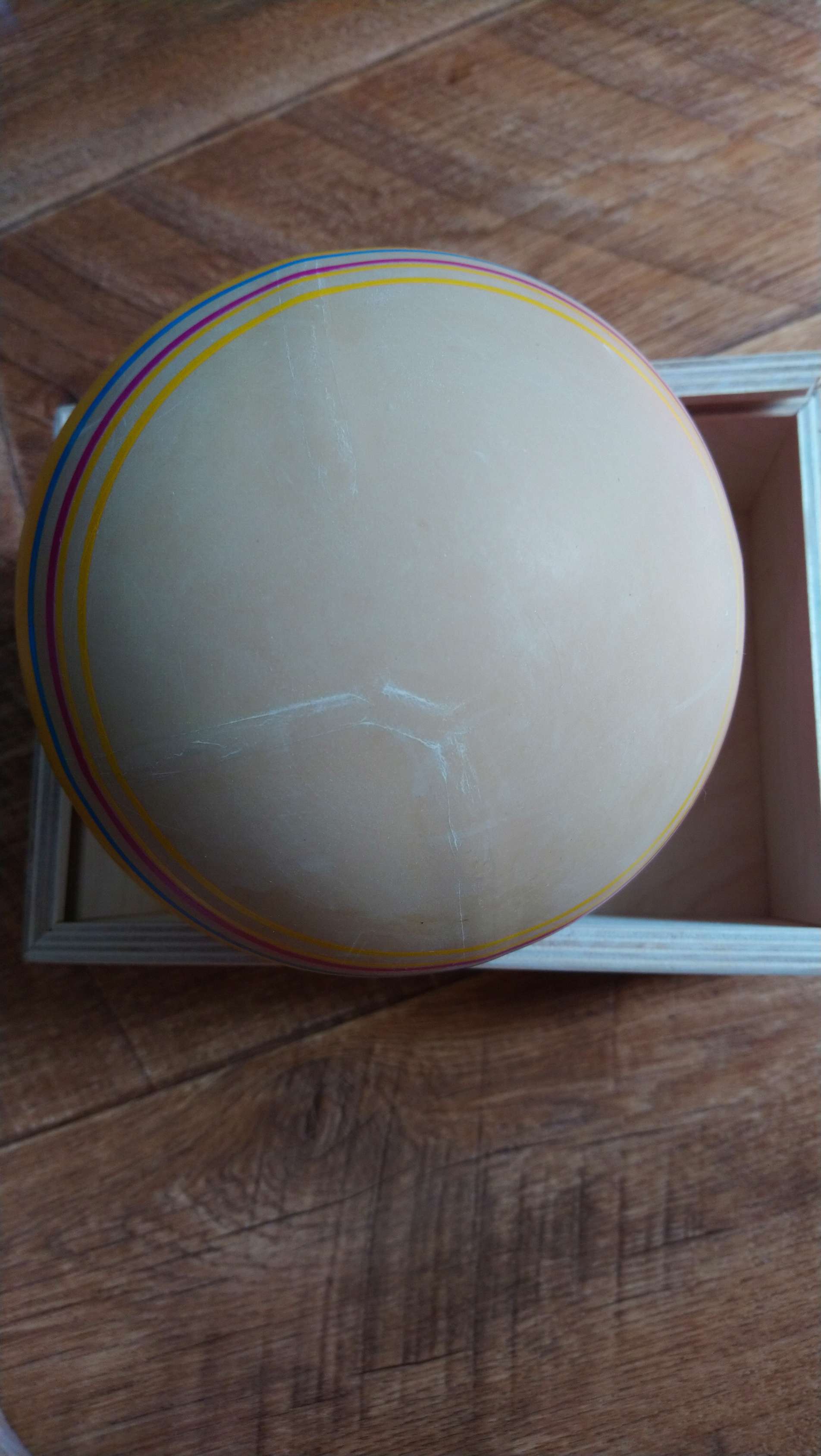 Фотография покупателя товара Мяч диаметр 150 мм, цвета МИКС - Фото 5