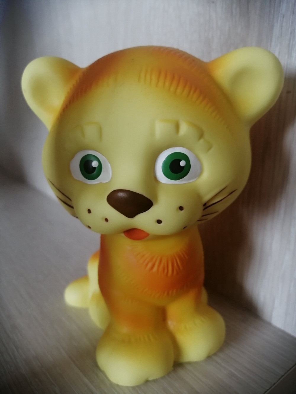 Фотография покупателя товара Резиновая игрушка «Тигр» - Фото 3