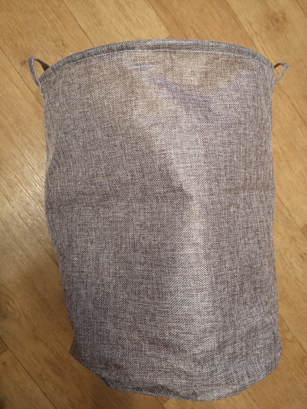 Фотография покупателя товара Корзина бельевая текстильная Доляна «Лёгкость», 35×35×45 см, цвет серый - Фото 4