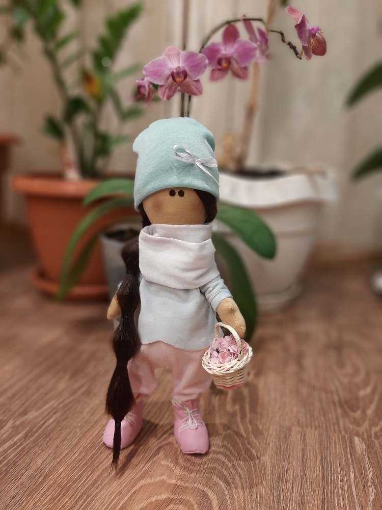 Фотография покупателя товара Набор для шитья. Интерьерная кукла «Линда», 30 см - Фото 8