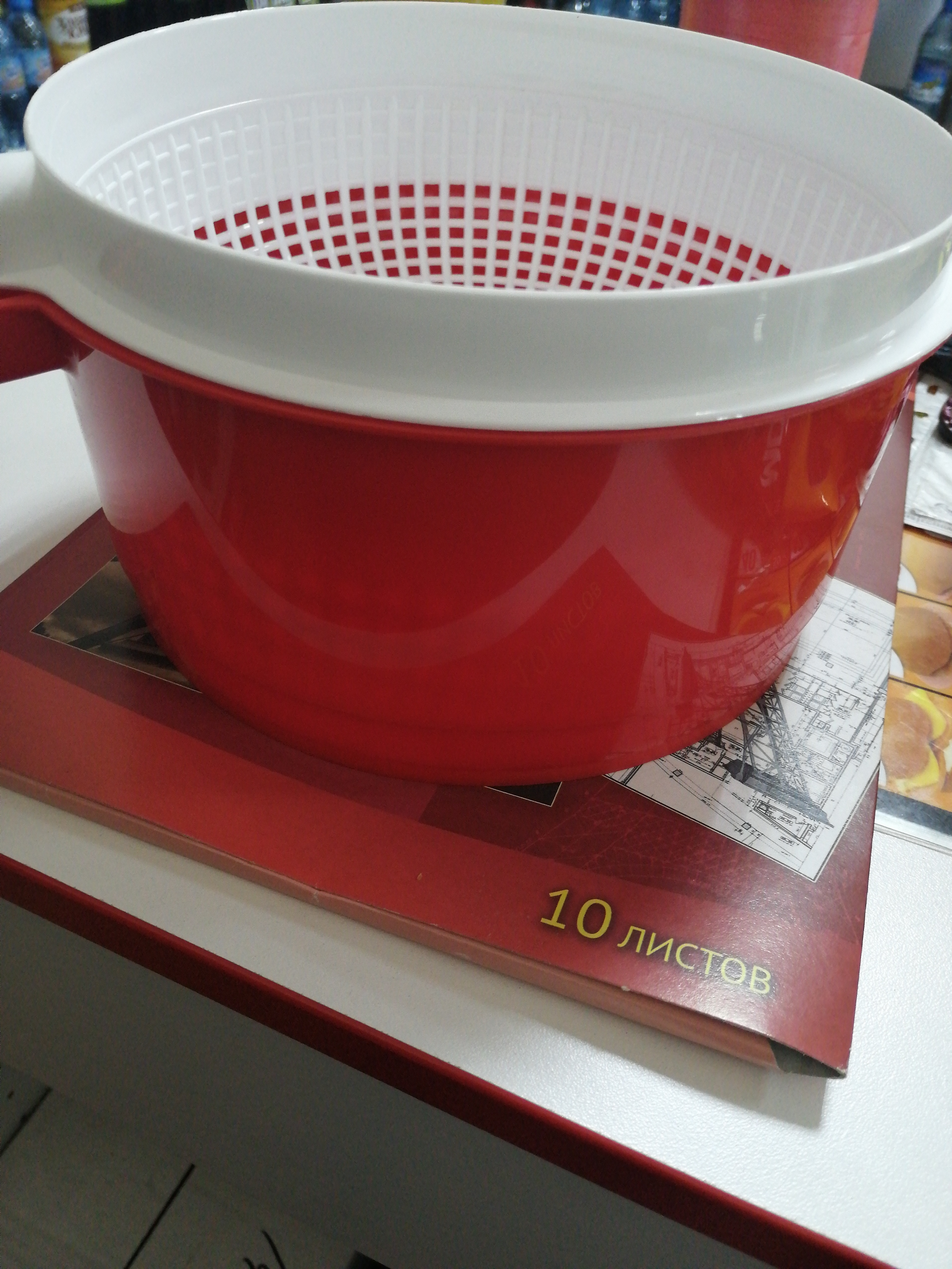 Фотография покупателя товара Сыродельница «Мини», d=12 см, внешний d=14 см, цвет красный - Фото 31