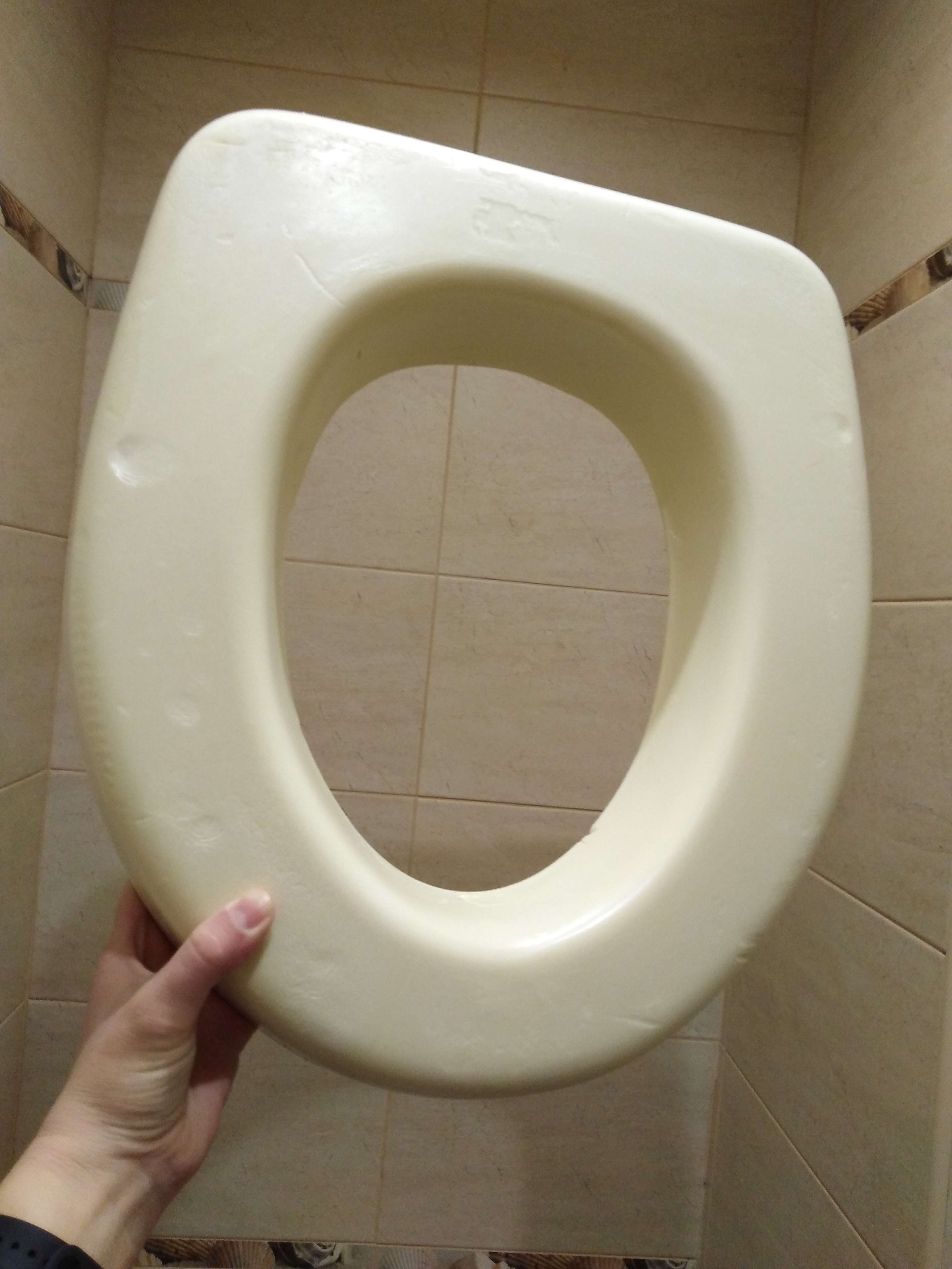 Фотография покупателя товара Сиденье для уличного туалета, 46 × 40 см, пенополиуретан, МИКС - Фото 4
