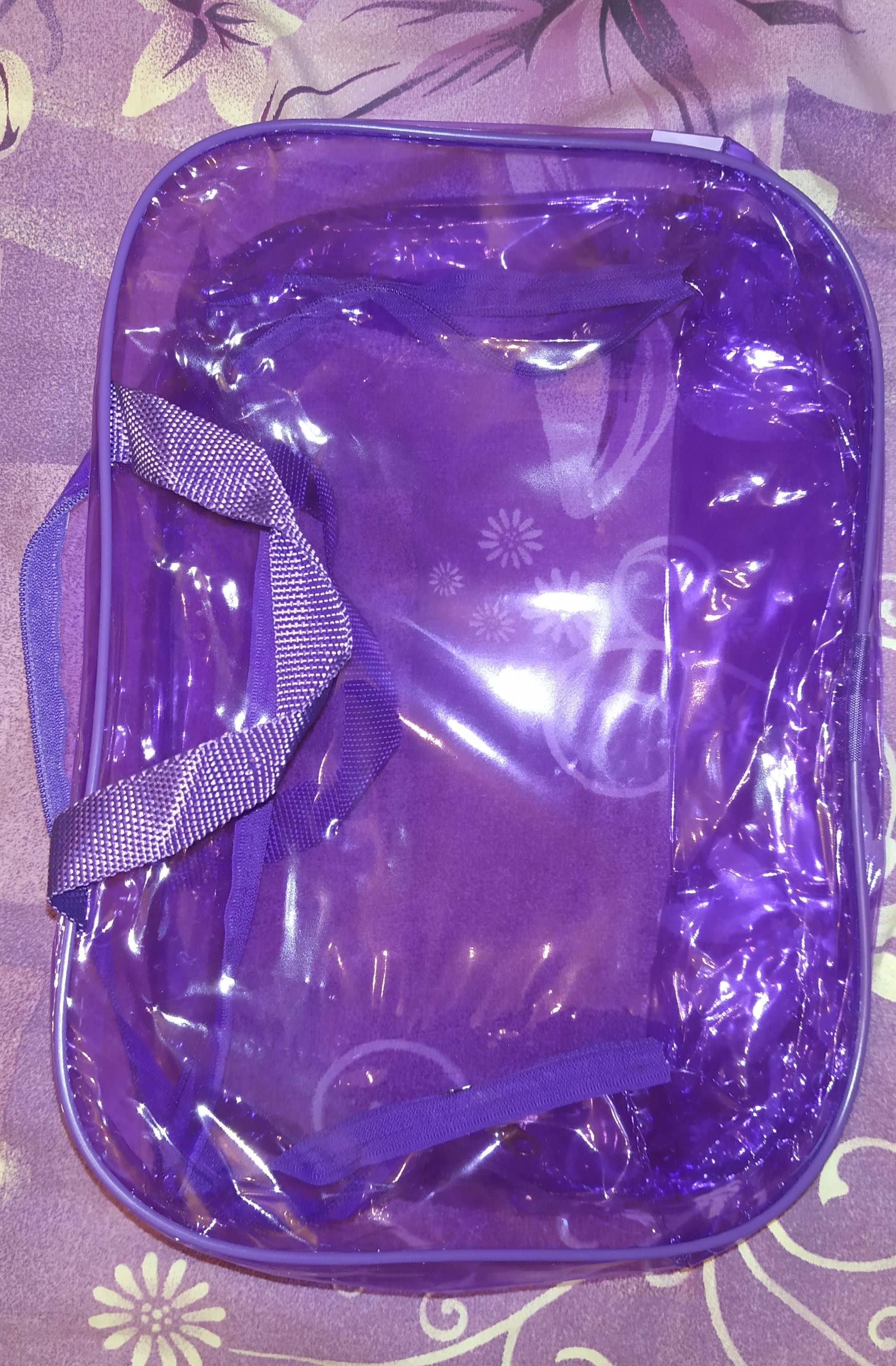 Фотография покупателя товара Набор сумок в роддом, 3 шт., цветной ПВХ, цвет фиолетовый - Фото 15