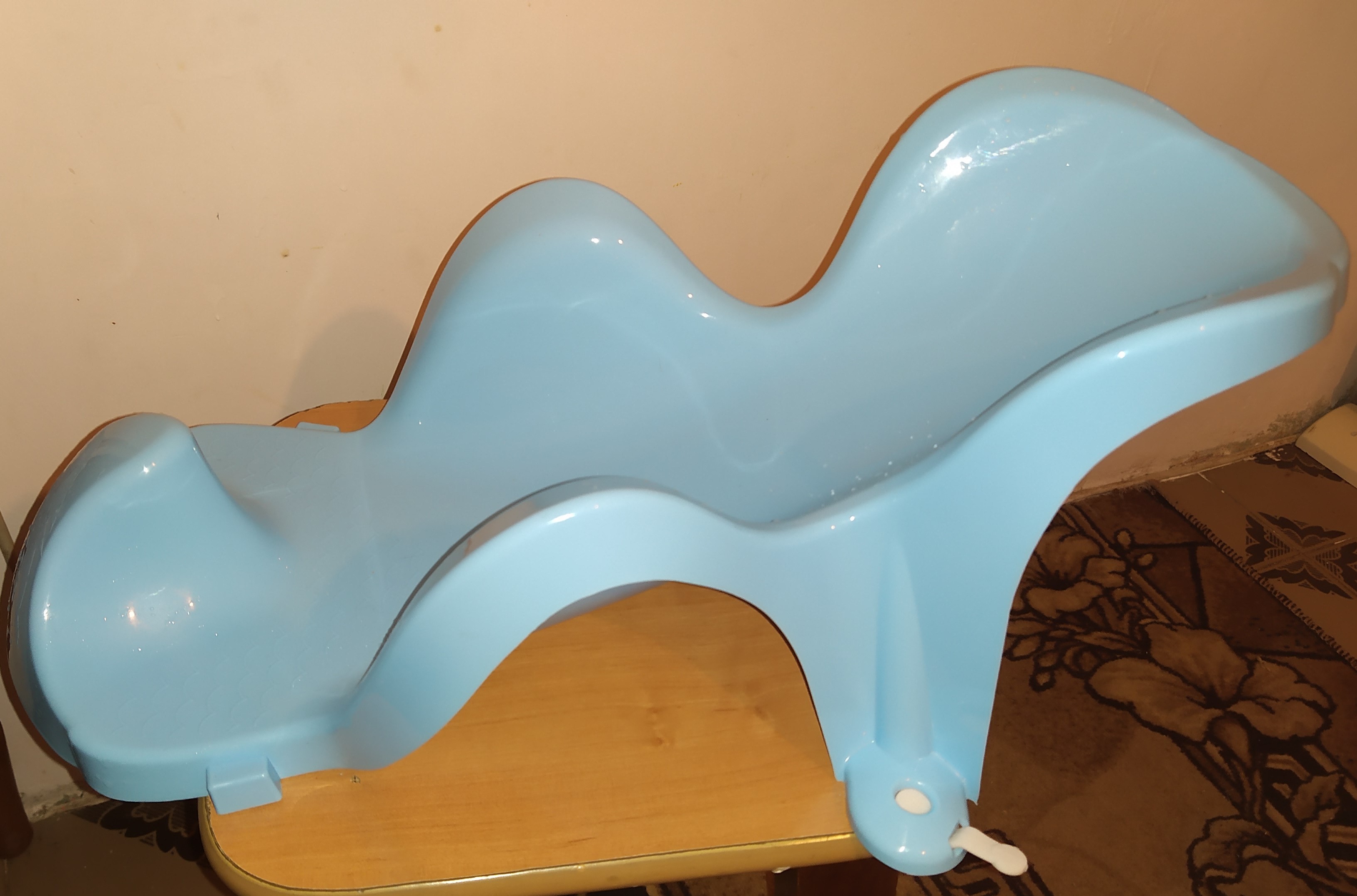Фотография покупателя товара Горка для купания, цвета МИКС голубой/бирюзовый - Фото 1