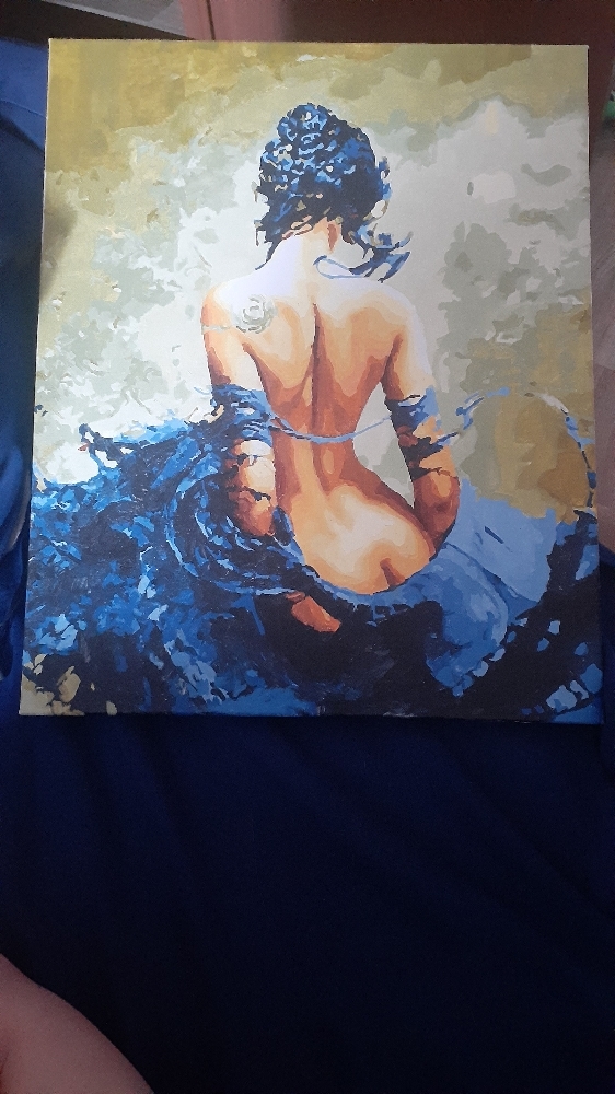 Фотография покупателя товара Картина по номерам «В волнах океана» - Фото 3