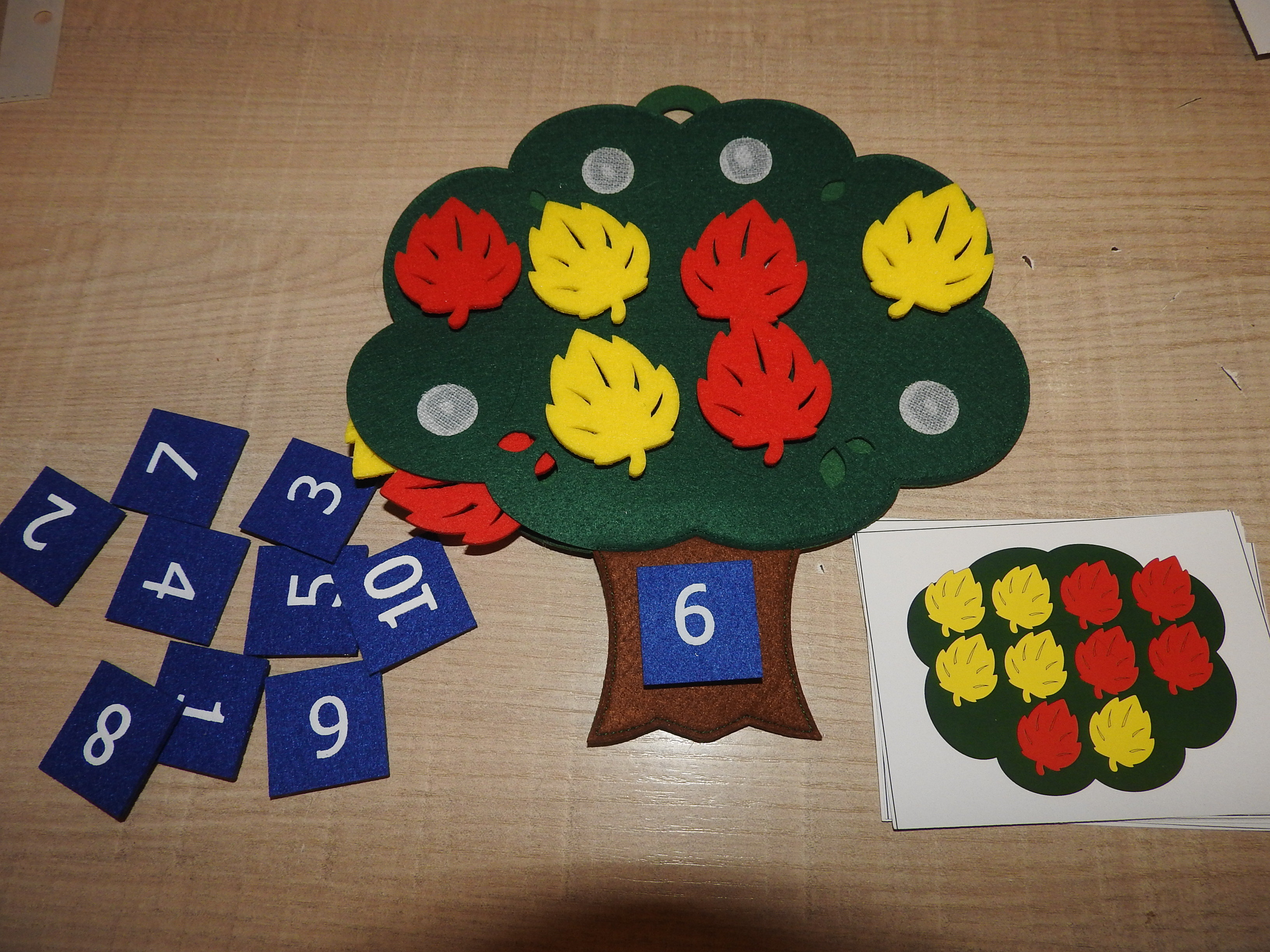Фотография покупателя товара Развивающая игра «Дерево с листьями» - Фото 1