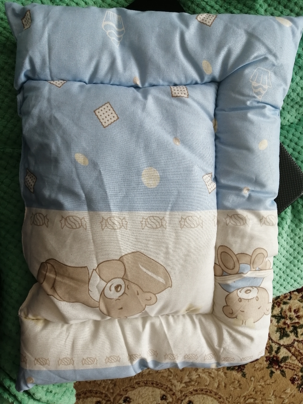 Фотография покупателя товара Подушка для мальчика «Эдельвейс», размер 40х60 см, цвет МИКС
