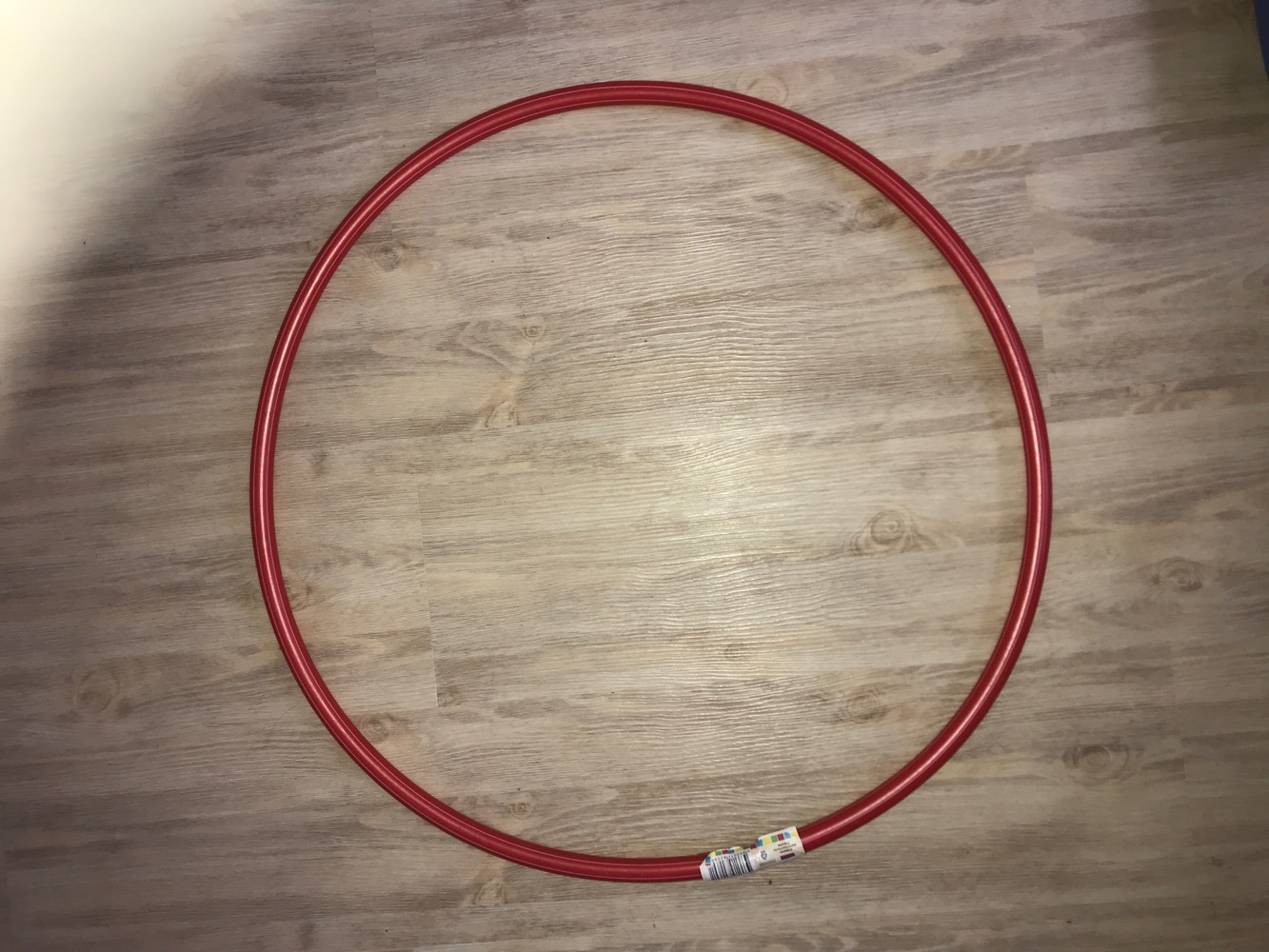 Фотография покупателя товара Обруч, диаметр 60 см, цвет красный