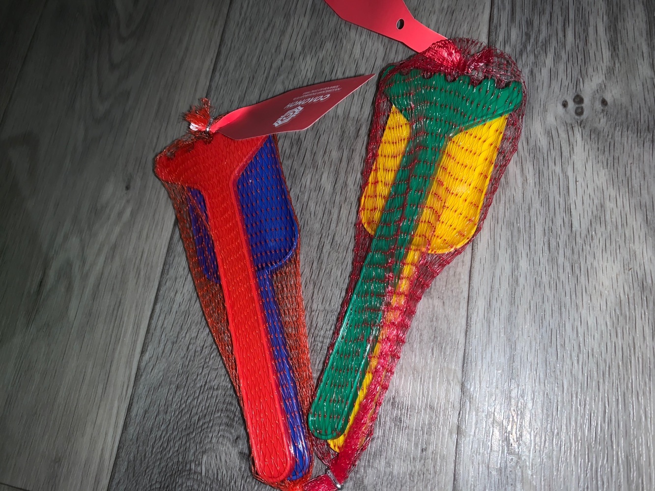 Фотография покупателя товара Набор для песочницы, совок и грабли, цвета МИКС - Фото 2