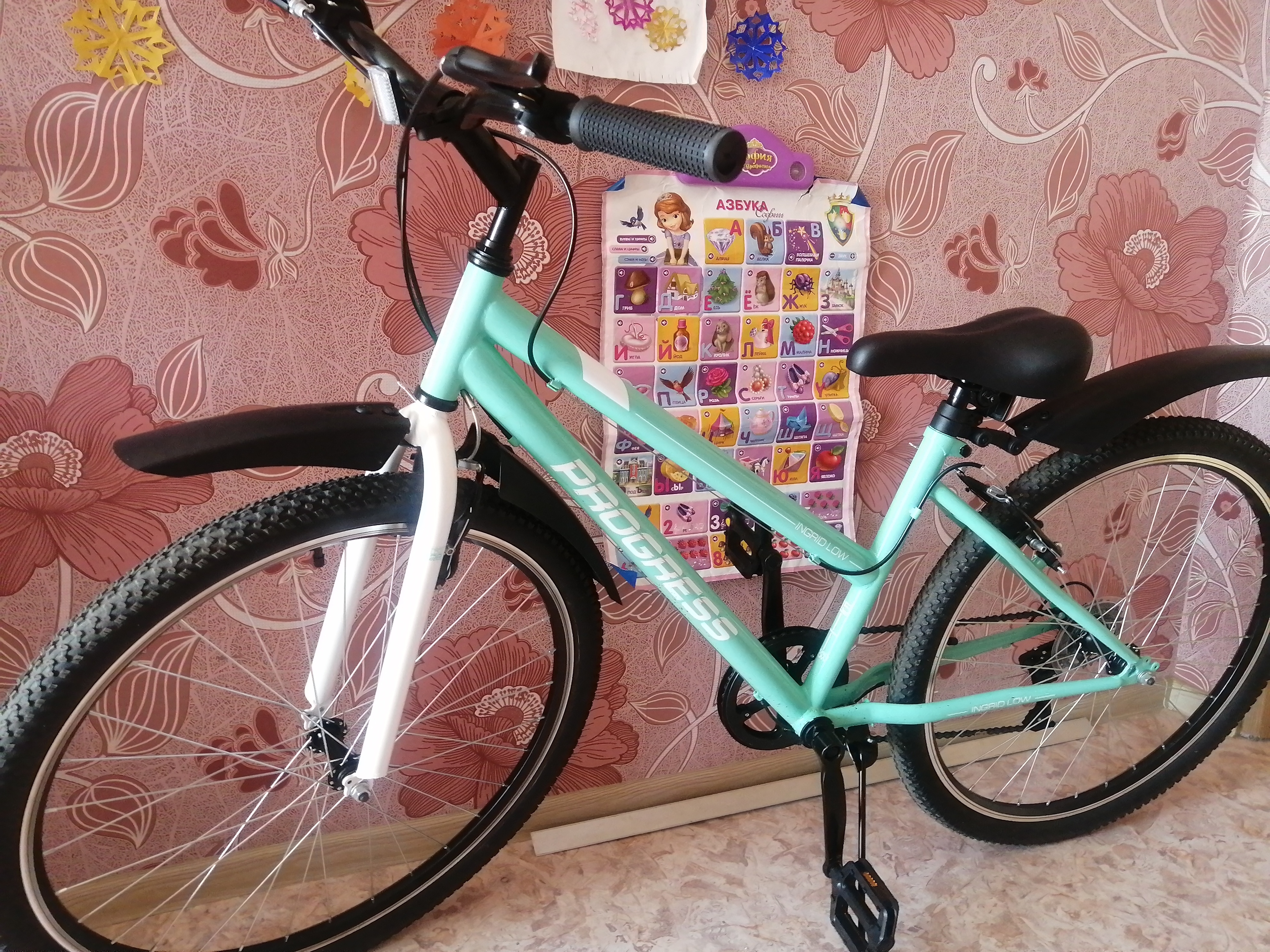 Фотография покупателя товара Велосипед 26" Progress Ingrid Low, цвет бирюзовый/белый, размер рамы 15"