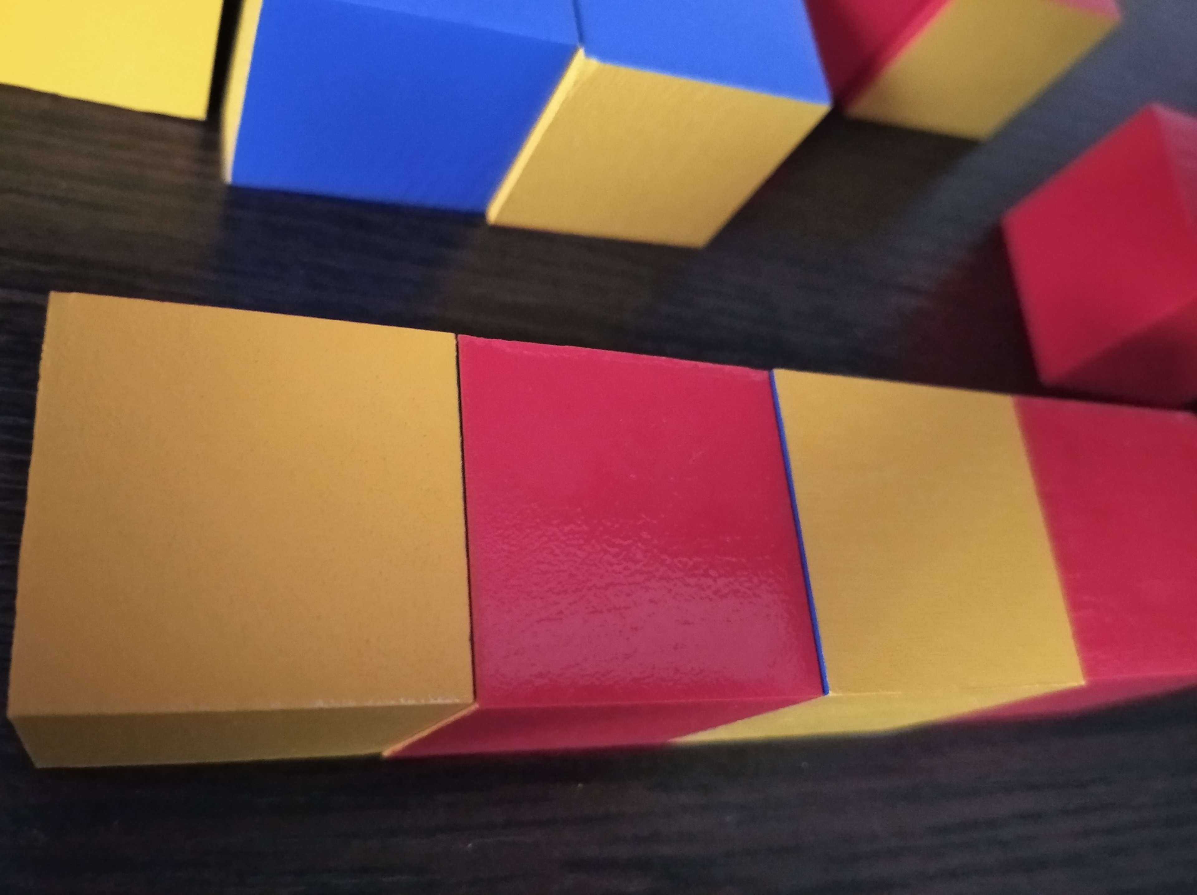 Фотография покупателя товара Кубики «Уникуб», 27 кубиков с гранью 3 см, по методике Никитина - Фото 2