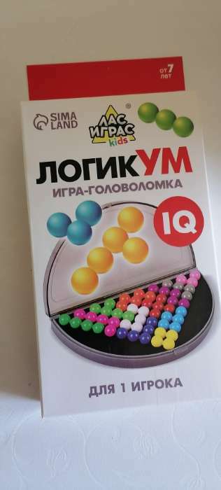 Фотография покупателя товара Настольная игра-головоломка на логику «ЛогикУМ», 180 заданий